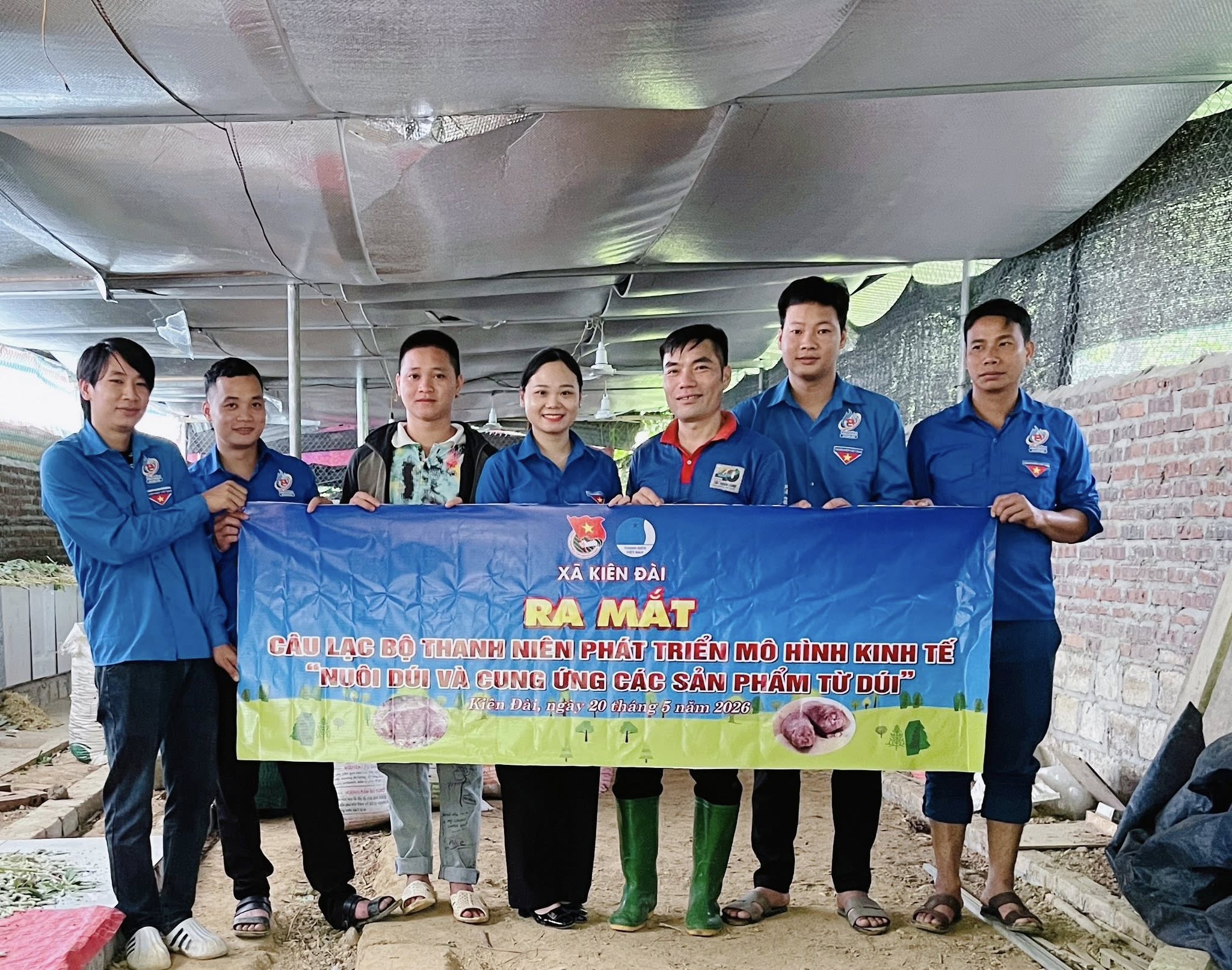 Kiên Đài ra mắt câu lạc bộ thanh niên phát triển mô hình kinh tế nuôi dúi