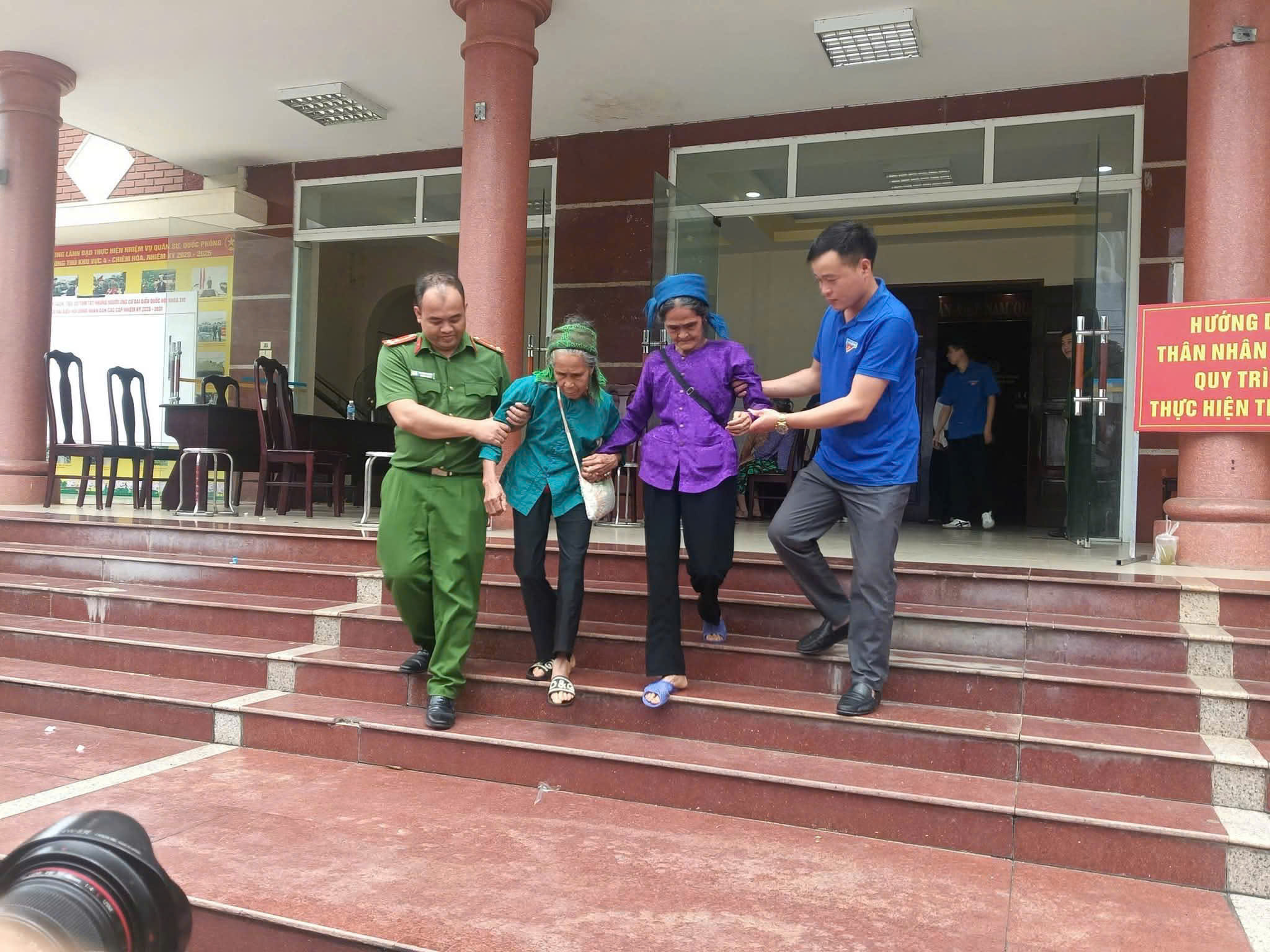 CÔNG AN XÃ MINH QUANG HOÀN THÀNH THU NHẬN MẪU SINH PHẨM ADN THÂN NHÂN LIỆT SĨ