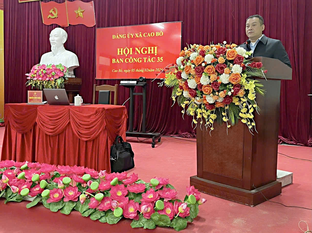 Hội nghị Ban công tác 35 xã cao bồ triển khai nhiệm vụ năm 2026