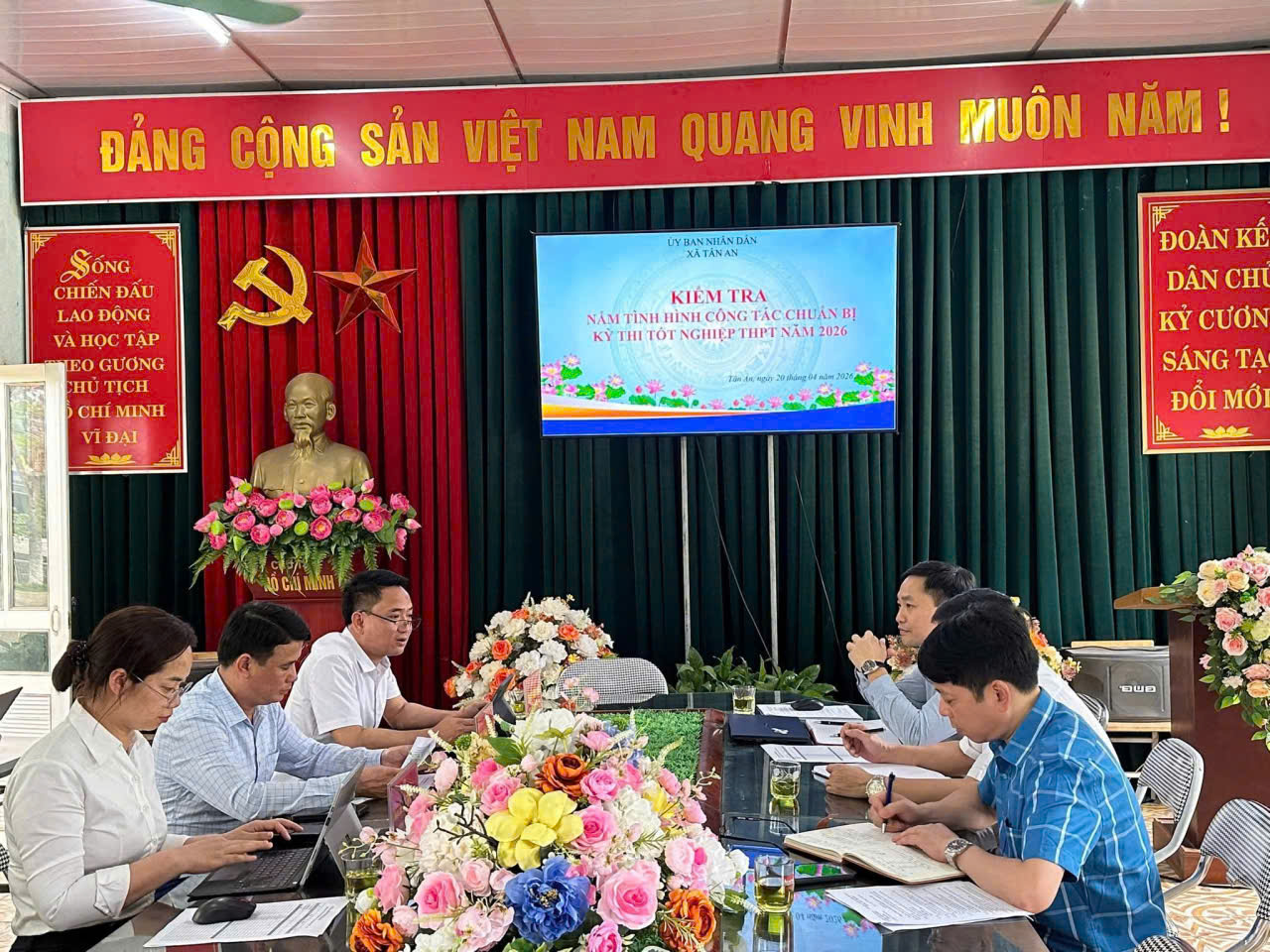 TÂN AN TRIỂN KHAI CÁC NHIỆM VỤ PHỤC VỤ KỲ THI TỐT NGHIỆP THPT NĂM 2026 TRÊN ĐỊA BÀN XÃ