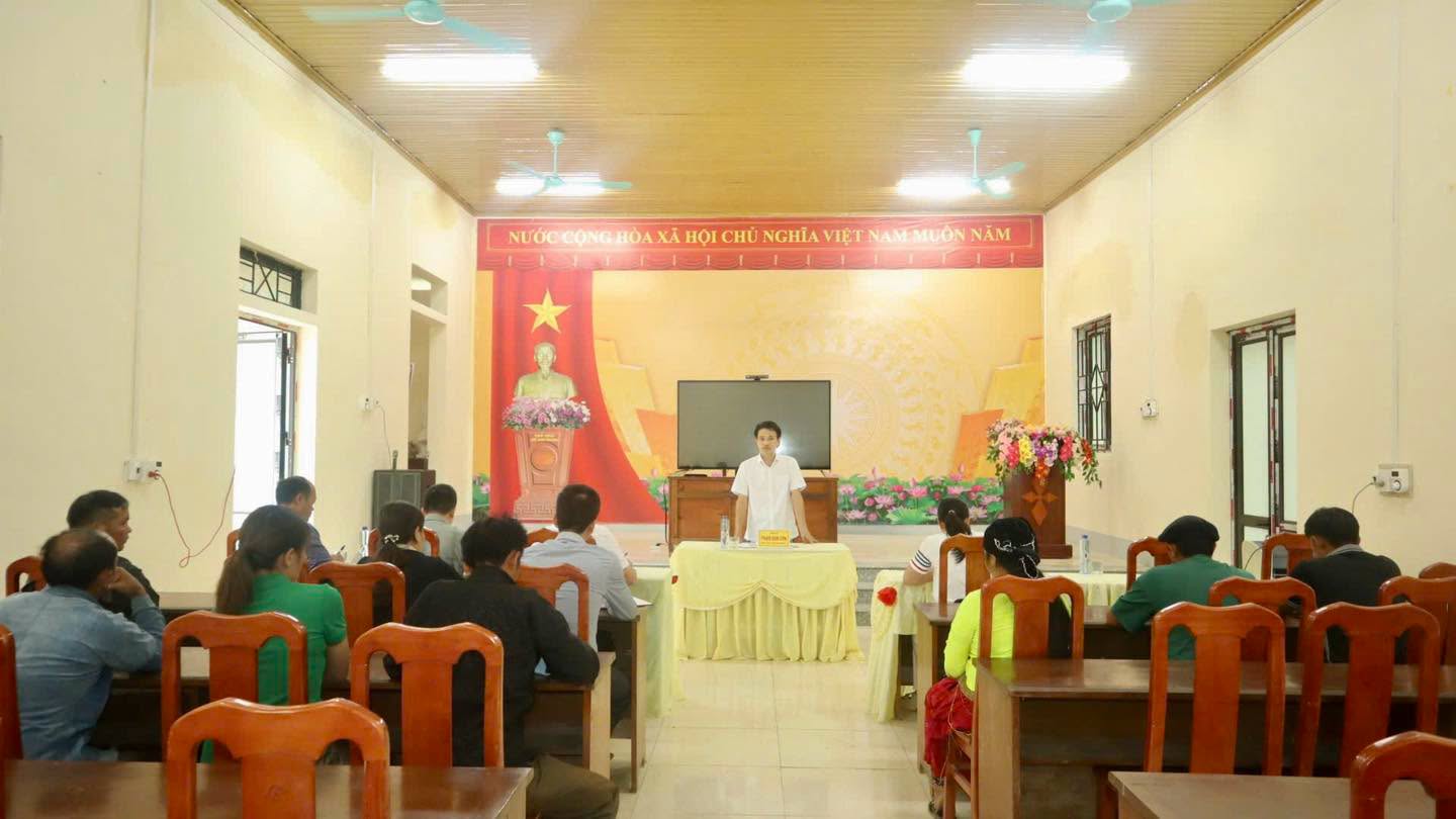 CHỦ TỊCH UBND XÃ YÊN MINH LÀM VIỆC VỀ CÔNG TÁC QUẢN LÝ, BẢO VỆ CÔNG TRÌNH CẤP NƯỚC TẠI LAO VÀ CHẢI