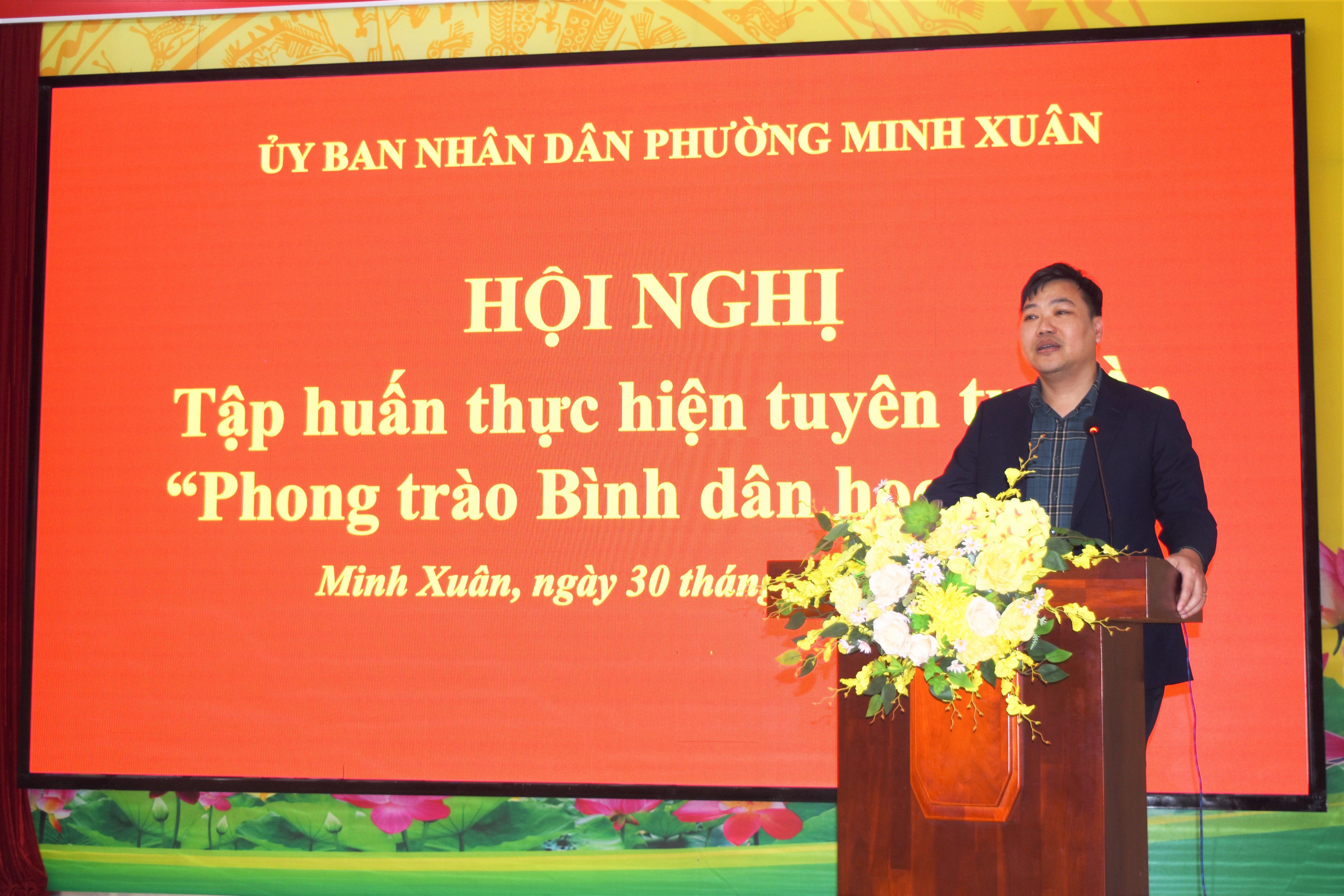 Phường Minh Xuân tập huấn, thực hiện truyên truyền phong trào “Bình dân học vụ số”