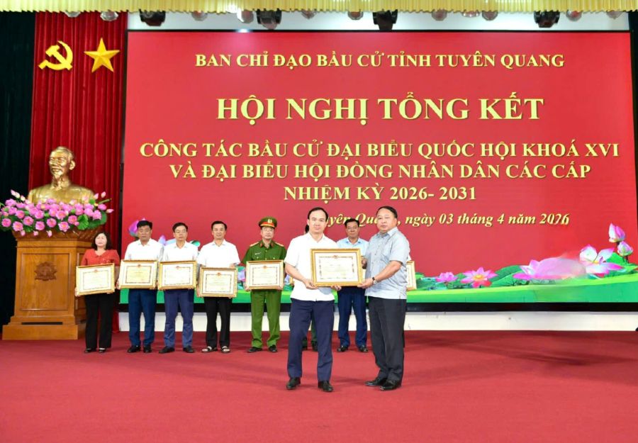 Đảng bộ, chính quyền và nhân dân xã Bắc Quang đạt thành tích xuất sắc trong công tác bầu cử