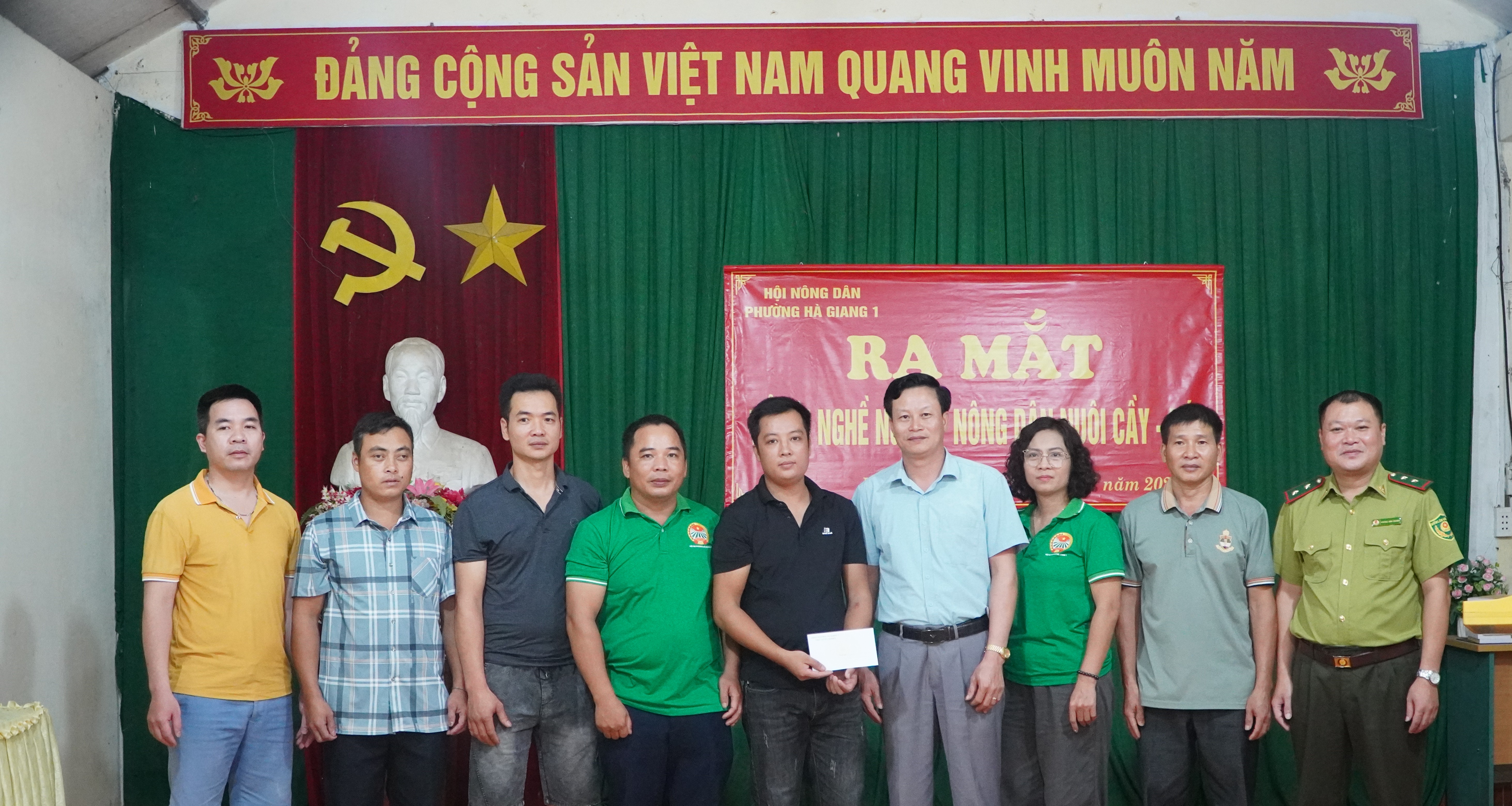 HỘI NÔNG DÂN PHƯỜNG THÀNH LẬP TỔ HỘI NGHỀ NGHIỆP NÔNG DÂN NUÔI CẦY, DÚI