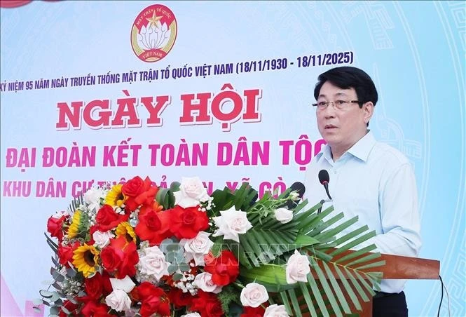 State leader attends Great National Unity Festival in Da Nang city's Bao An village