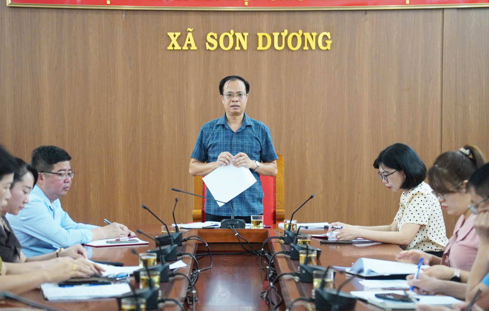 Họp Ban Tổ chức Đại hội Thể dục thể thao xã Sơn Dương lần thứ I, năm 2026