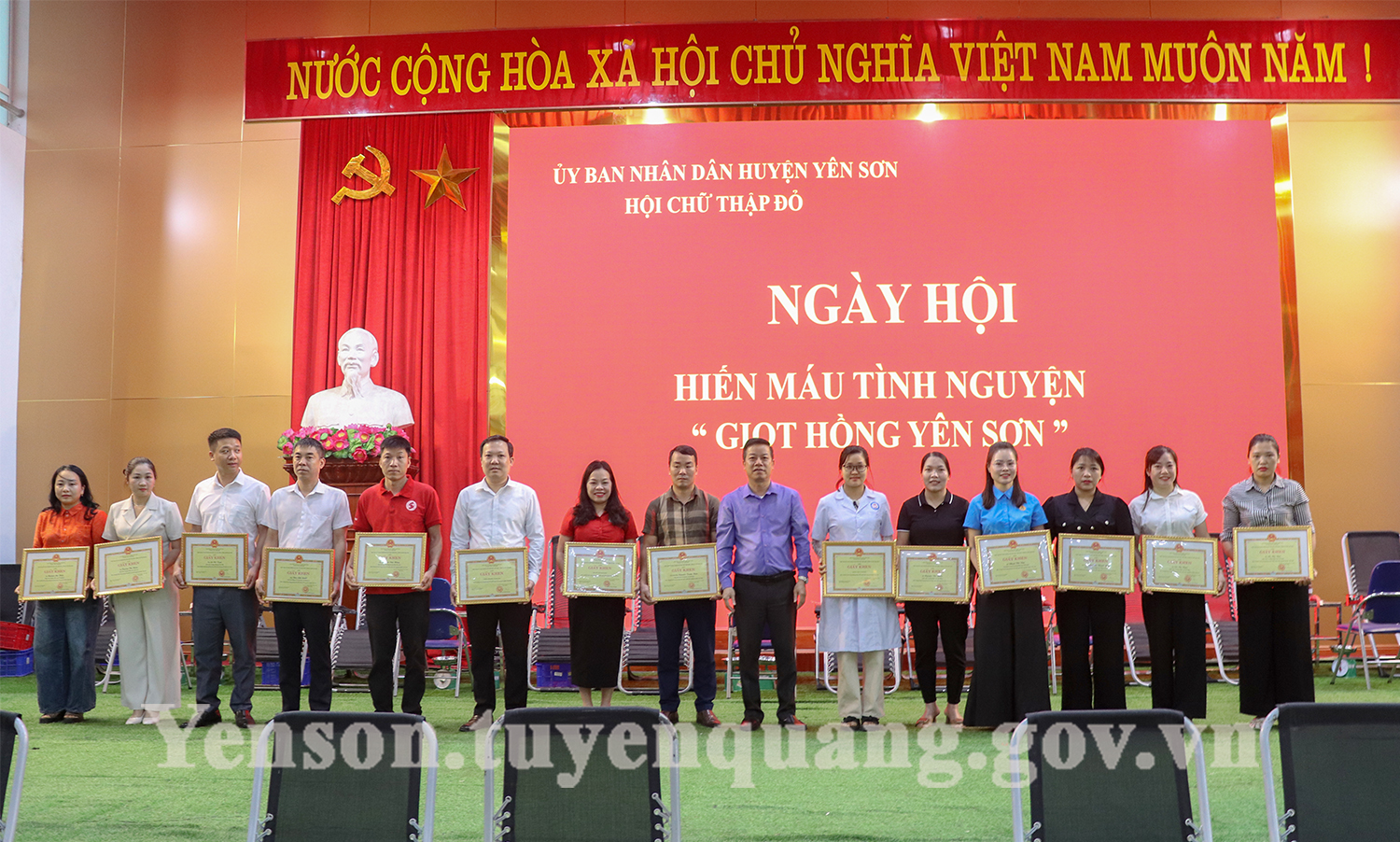 Yên Sơn tổ chức Ngày hội hiến máu tình nguyện “Giọt hồng Yên Sơn” năm 2025