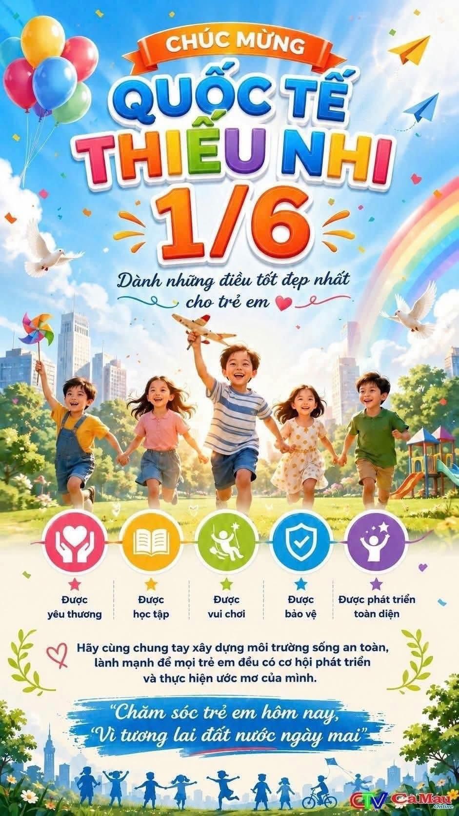HÚC MỪNG NGÀY QUỐC TẾ THIẾU NHI 01.6 