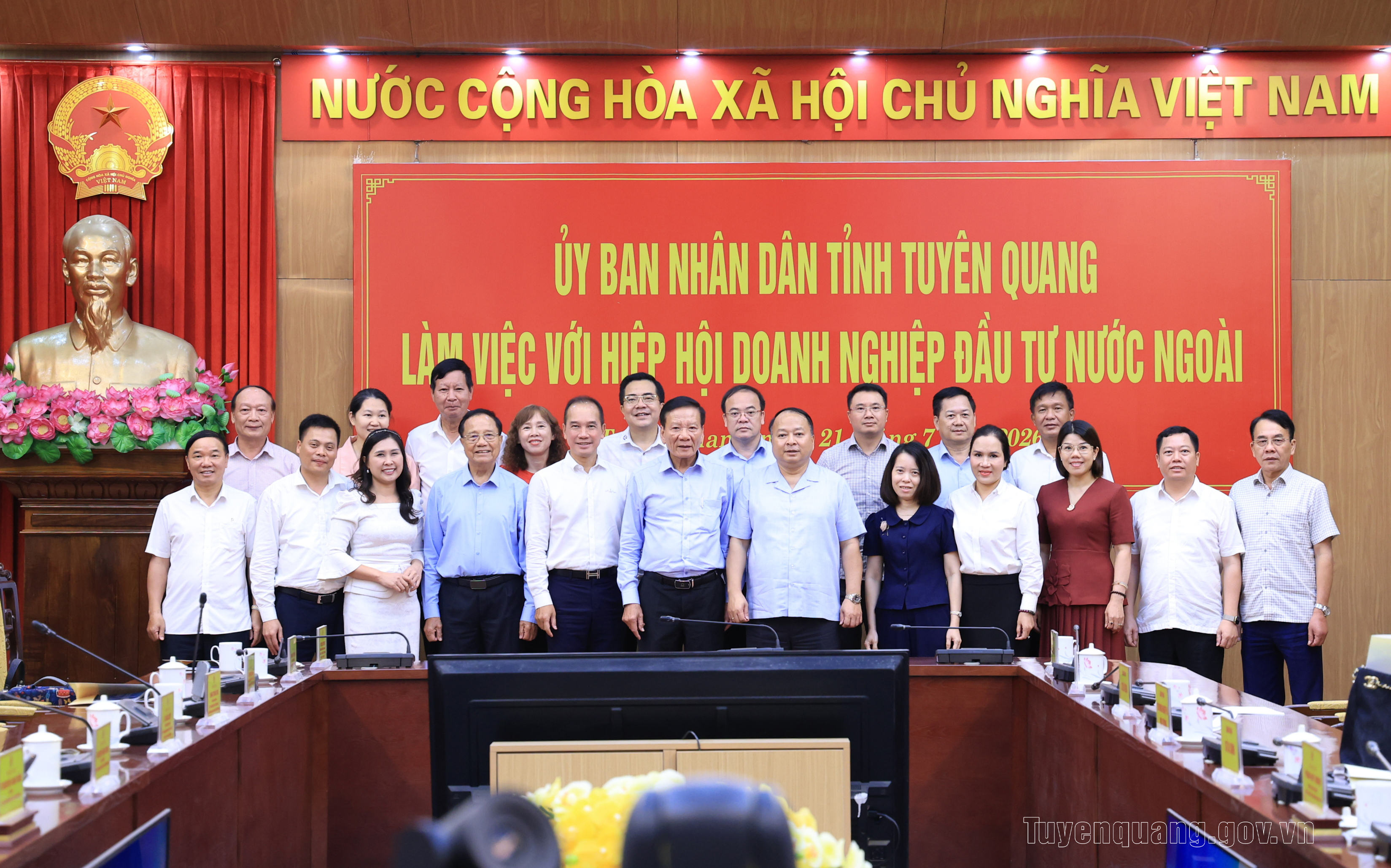 UBND tỉnh làm việc với Hiệp hội doanh nghiệp đầu tư nước ngoài