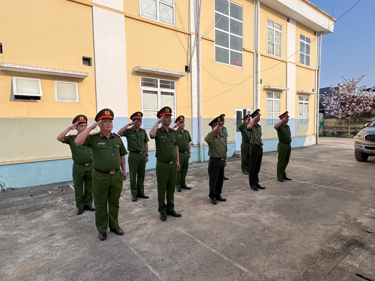 SÔI NỔI TẬP LUYỆN ĐIỀU LỆNH, QUÂN SỰ VÕ THUẬT CÔNG AN