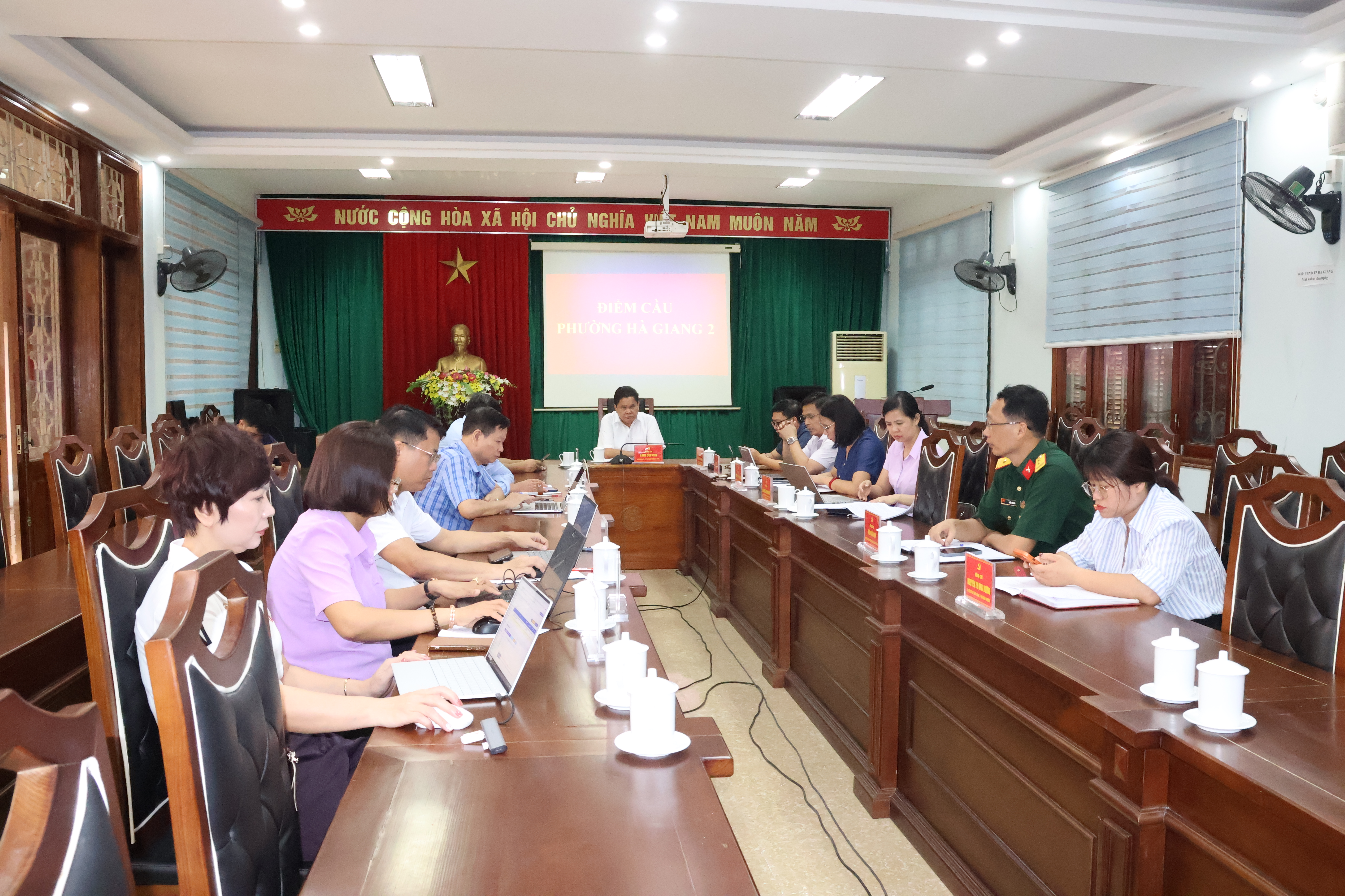 Phường Hà Giang 2 tham gia Lớp bồi dưỡng kiến thức về Quản trị quốc gia, Quản trị địa phương và Quản trị An ninh năm 2026