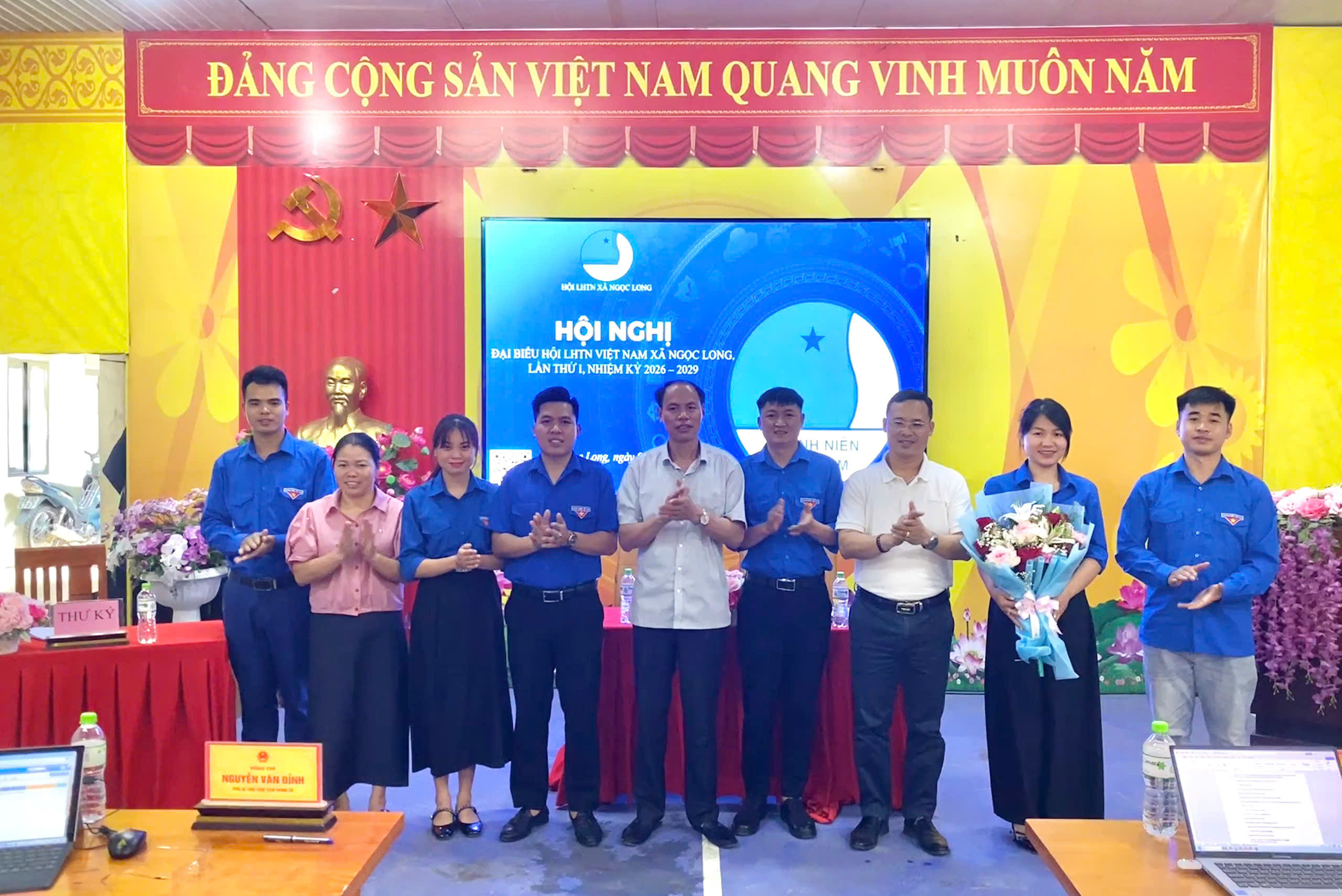 Hội Liên hiệp Thanh niên xã Ngọc Long tổ chức Hội nghị Đại biểu lần thứ I, nhiệm kỳ 2026 – 2029