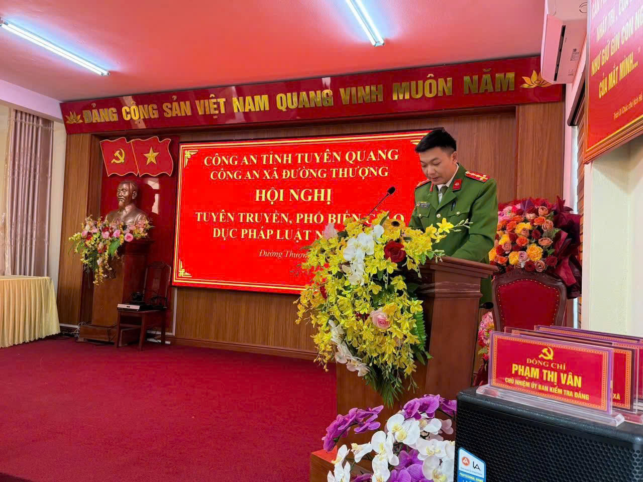 CÔNG AN XÃ ĐƯỜNG THƯỢNG TĂNG CƯỜNG CÔNG TÁC TUYÊN TRUYỀN PHỔ BIẾN PHÁP LUẬT VỀ TÁC HẠI CỦA MA TÚY TRÊN ĐỊA BÀN 