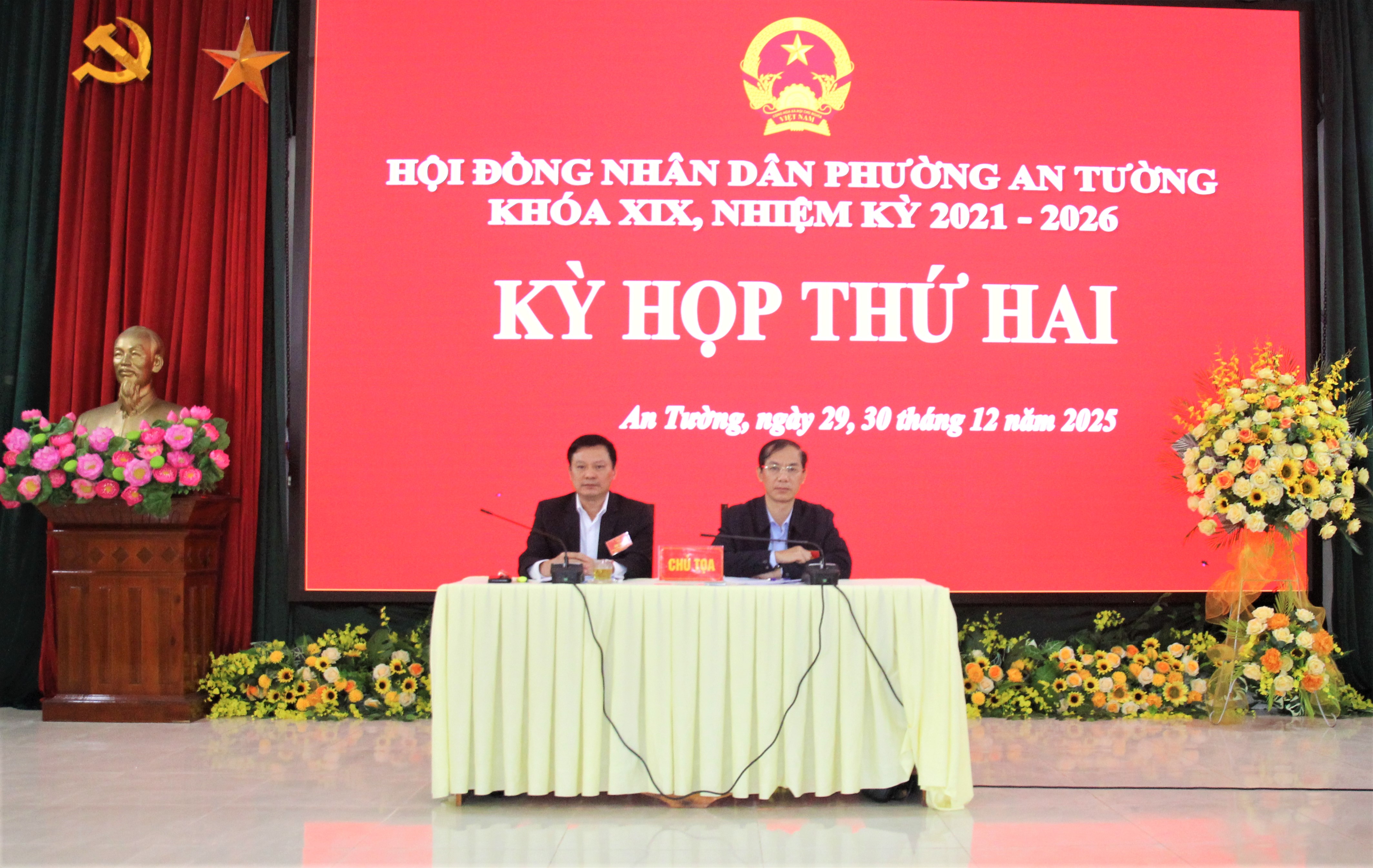 HĐND phường An Tường khóa XIX tổ chức phiên họp nội bộ Kỳ họp thứ hai