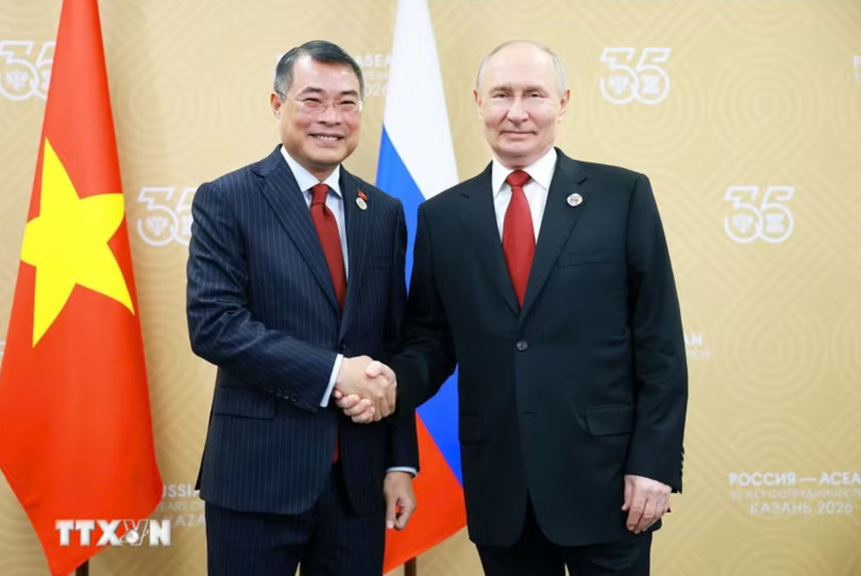 Thủ tướng Chính phủ Lê Minh Hưng hội kiến Tổng thống Nga Vladimir Putin