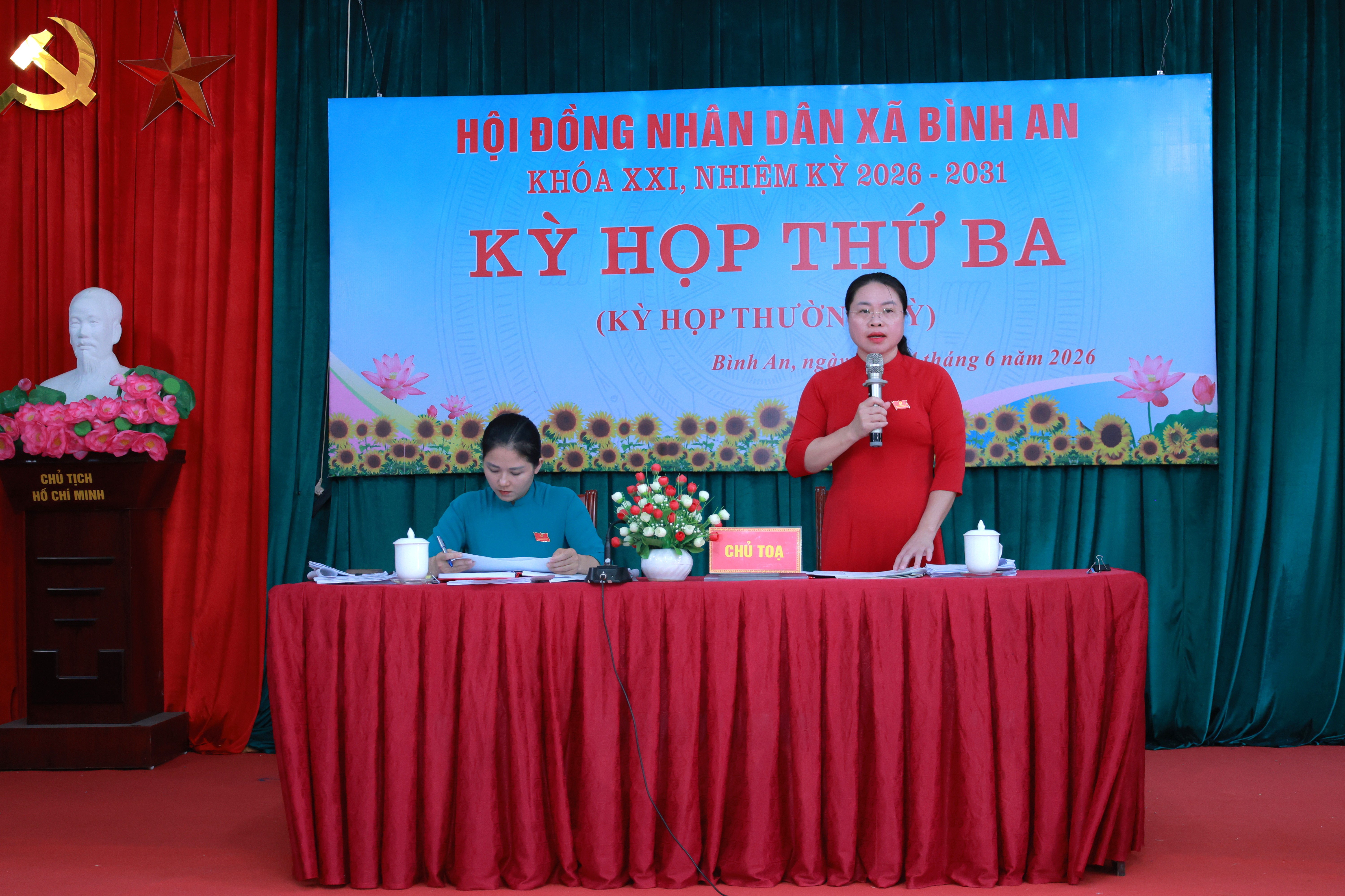 HĐND xã Bình An tổ chức Kỳ họp thứ Ba, khóa XXI, nhiệm kỳ 2026 - 2031: Quyết nghị nhiều nội dung quan trọng về phát triển kinh tế - xã hội và công tác sắp xếp thôn.