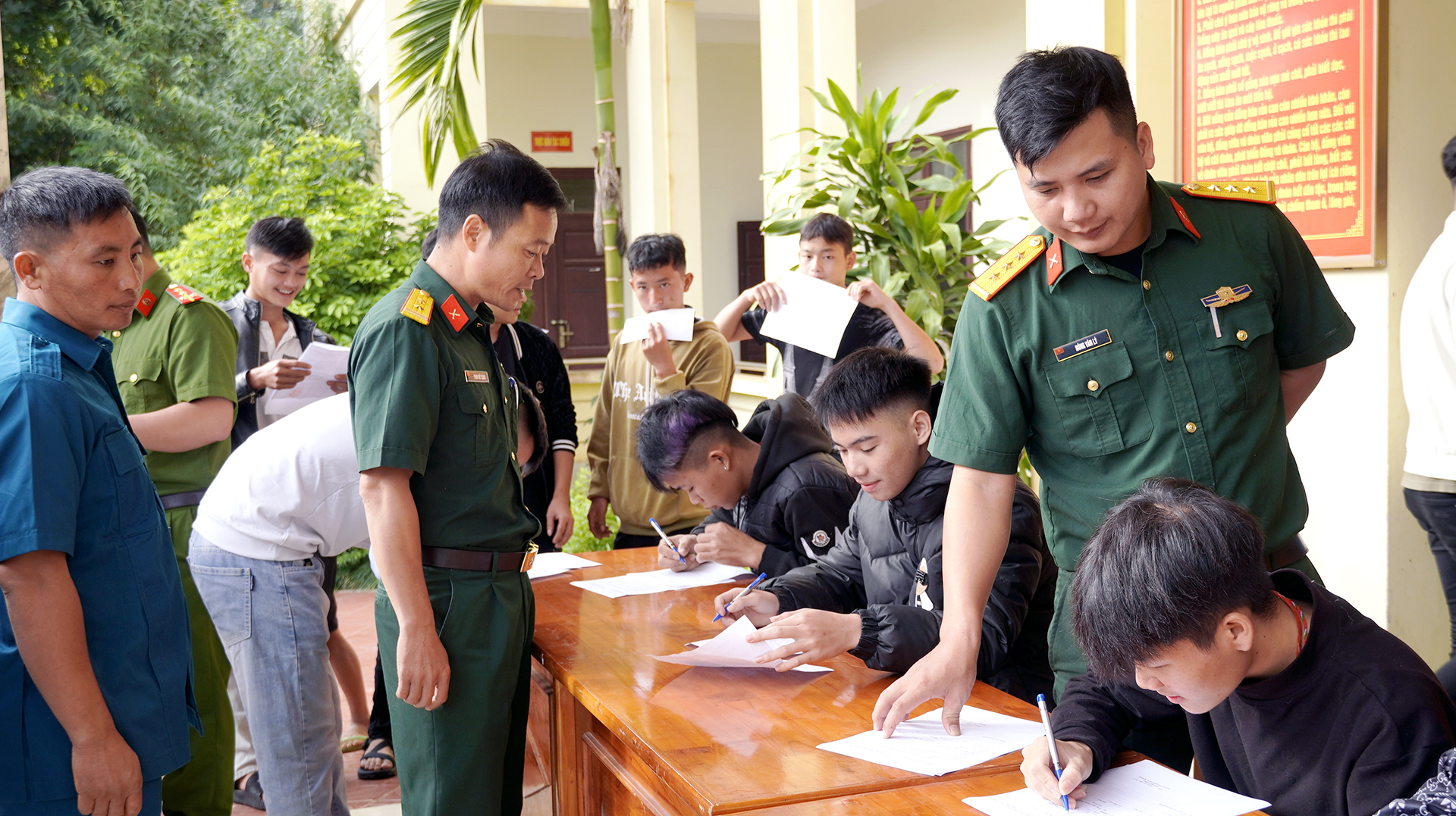 Xã Pà Vầy Sủ tổ chức khám sơ tuyển sức khỏe nghĩa vụ quân sự, nghĩa vụ công an nhân dân năm 2027