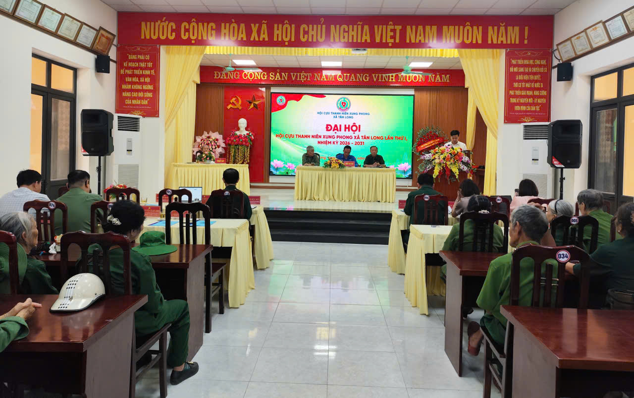 Đại hội Hội Cựu Thanh niên xung phong xã Tân Long lần thứ I, nhiệm kỳ 2026 – 2031
