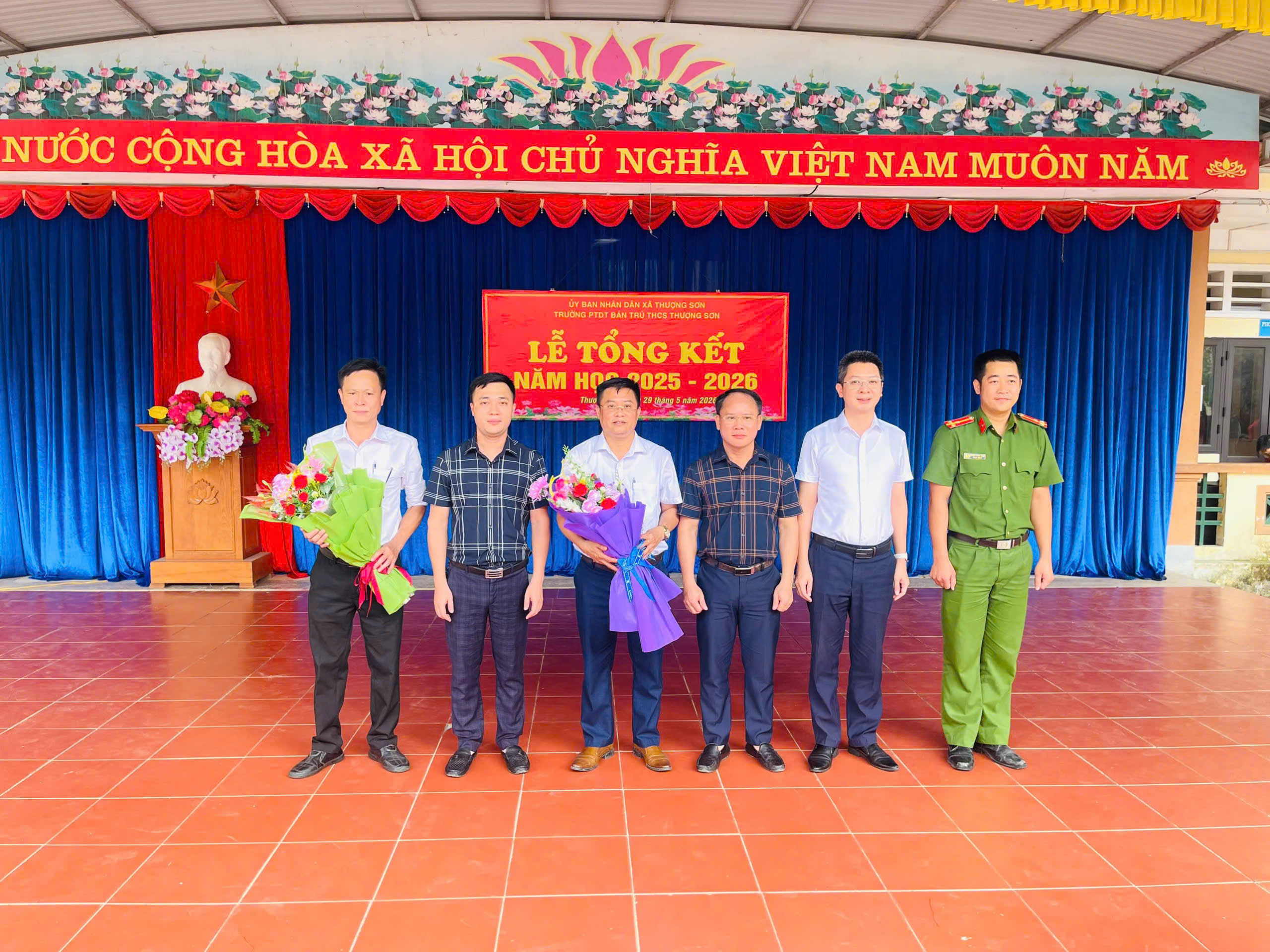 Trường PTDTBT THCS Thượng Sơn tổ chức Lễ tổng kết năm học 2025 – 2026