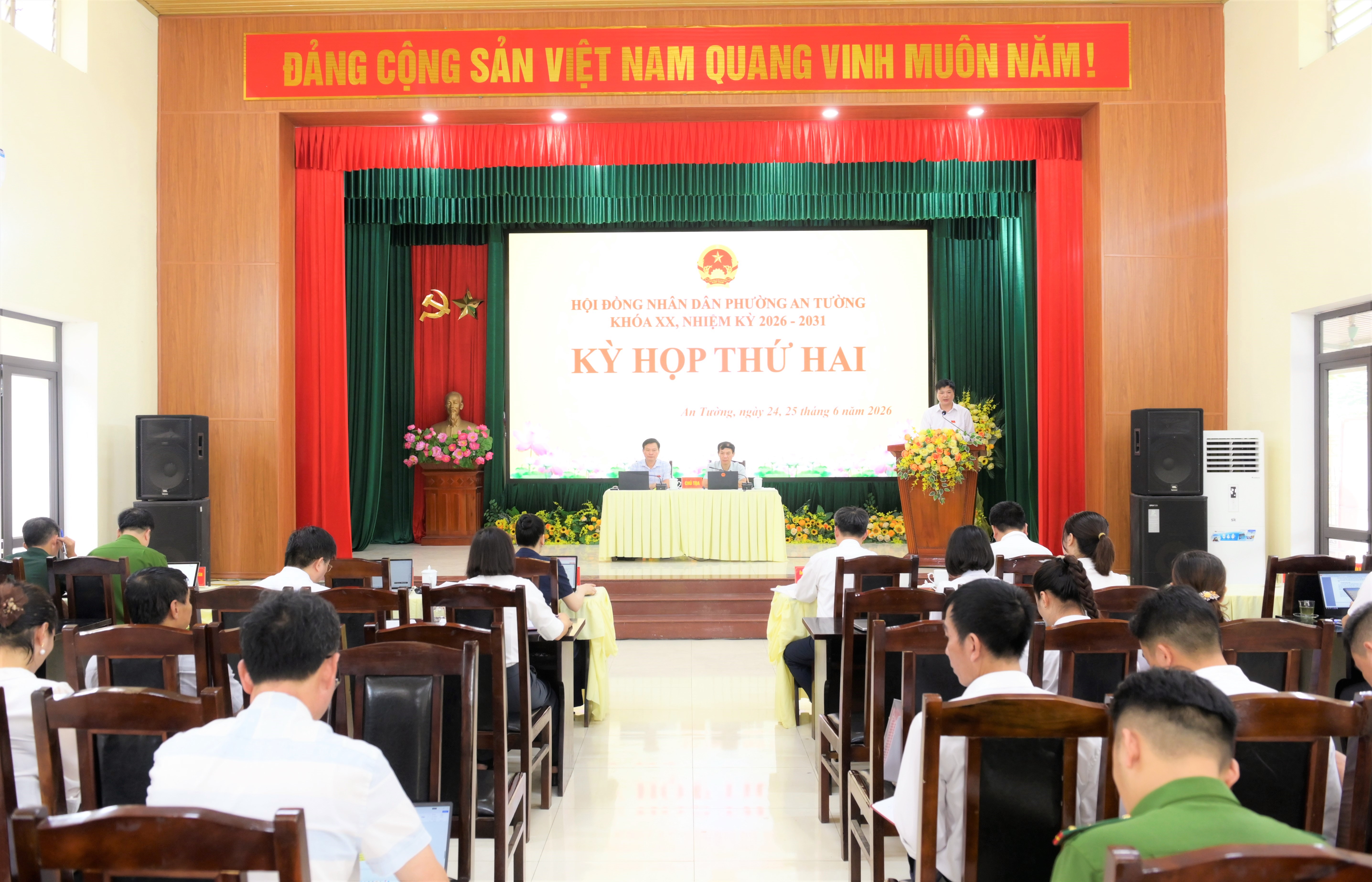 Hội đồng nhân dân phường An Tường khóa XX thông qua Nghị quyết về việc sắp xếp, tổ chức lại tổ dân phố năm 2026