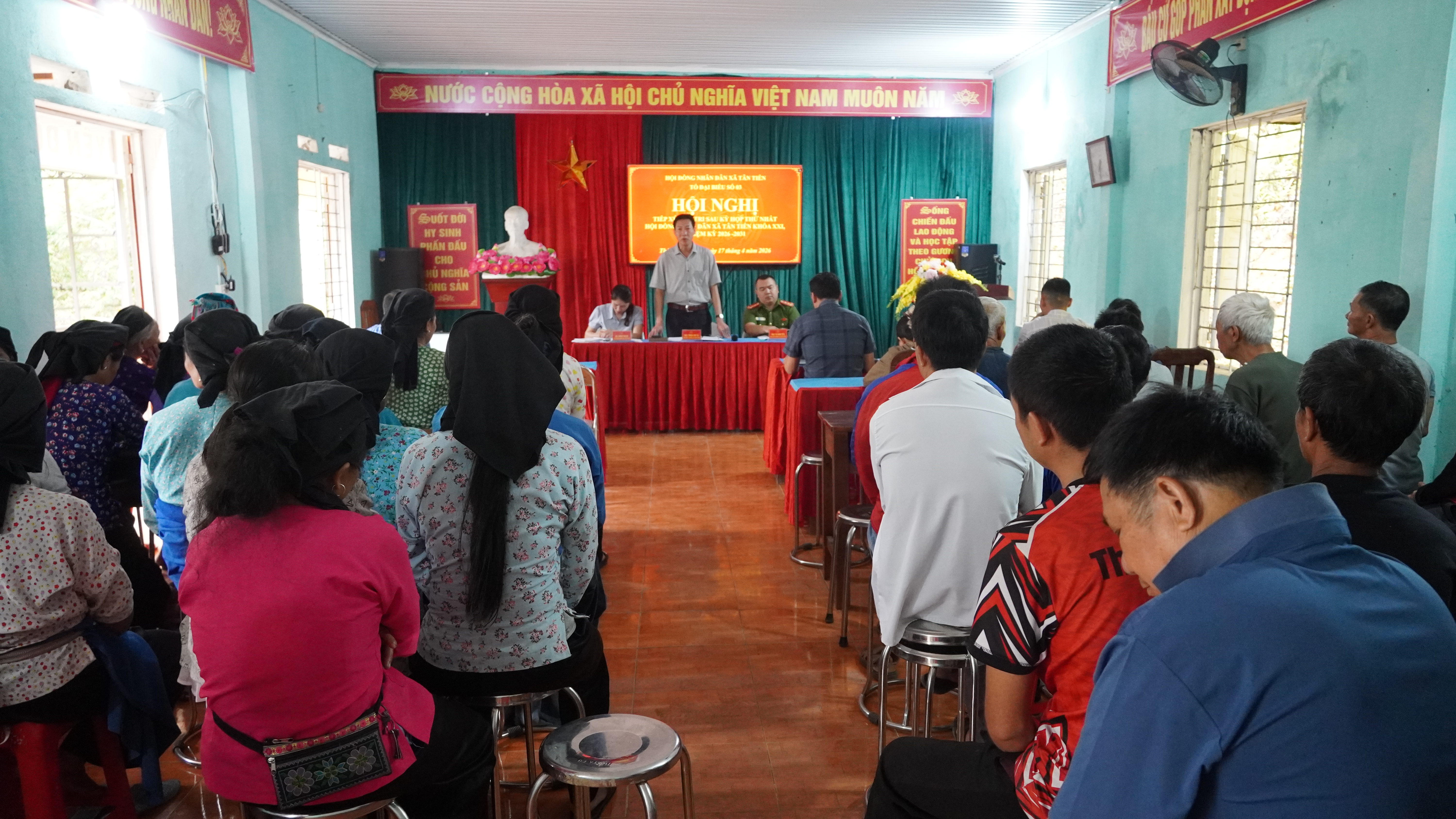 Tổ đại biểu số 03 tiếp xúc cử tri sau kỳ họp thứ nhất HĐND xã khóa XXI, nhiệm kỳ 2026–2031