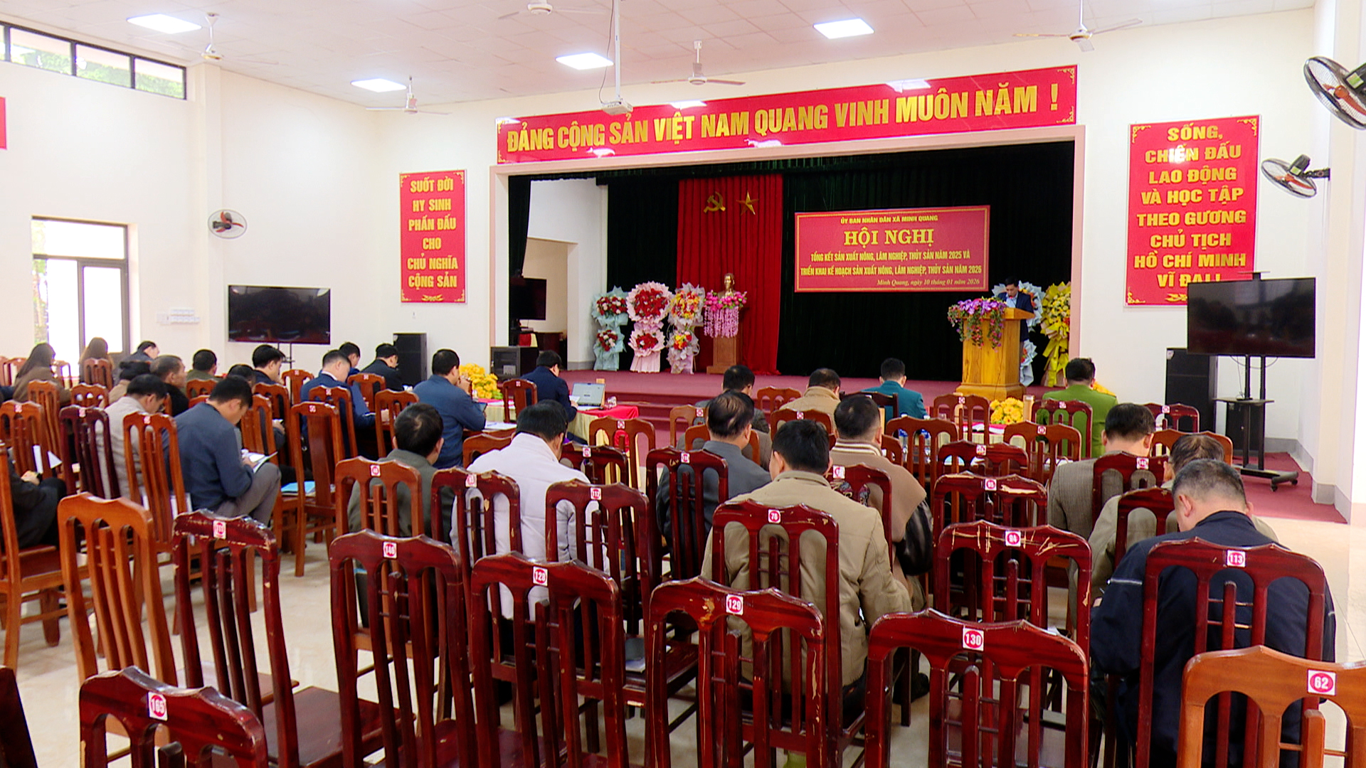 Uỷ ban nhân dân xã Minh Quang tổng kết công tác sản xuất nông, lâm nghiệp năm 2025; triển khai nhiệm vụ năm 2026