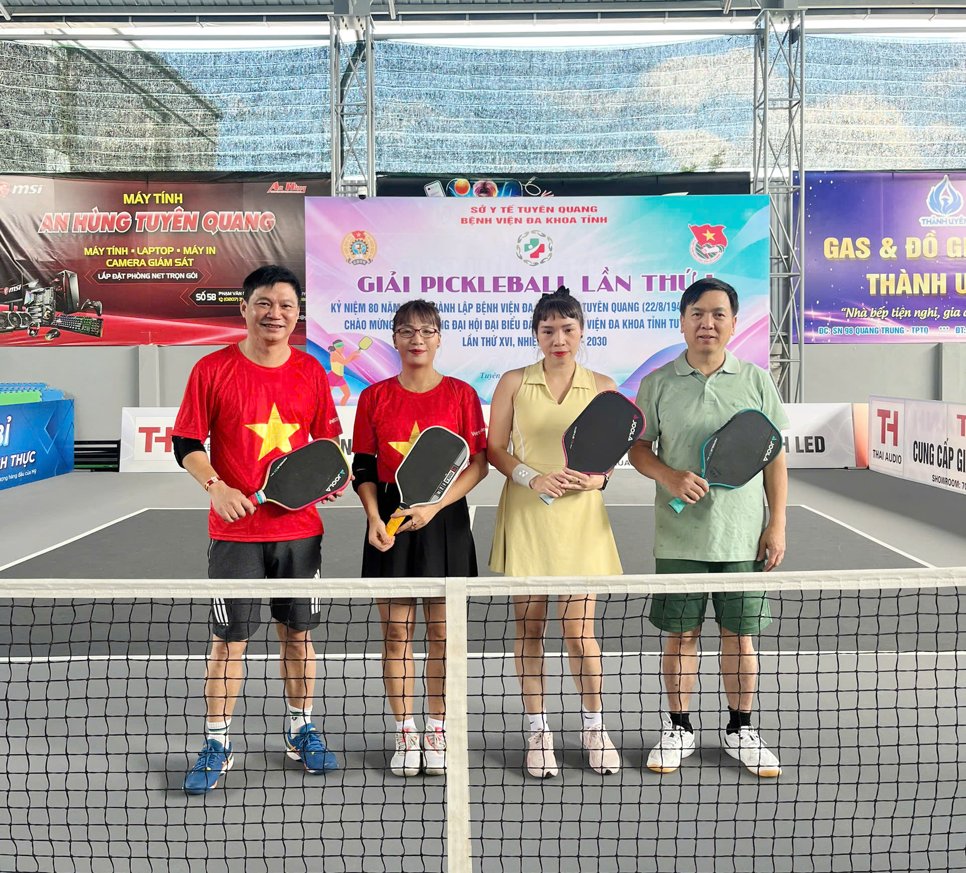 Sở Y tế tổ chức giao hữu Pickleball chào mừng kỷ niệm 80 năm Cách mạng Tháng 8 và Quốc khánh 2/9