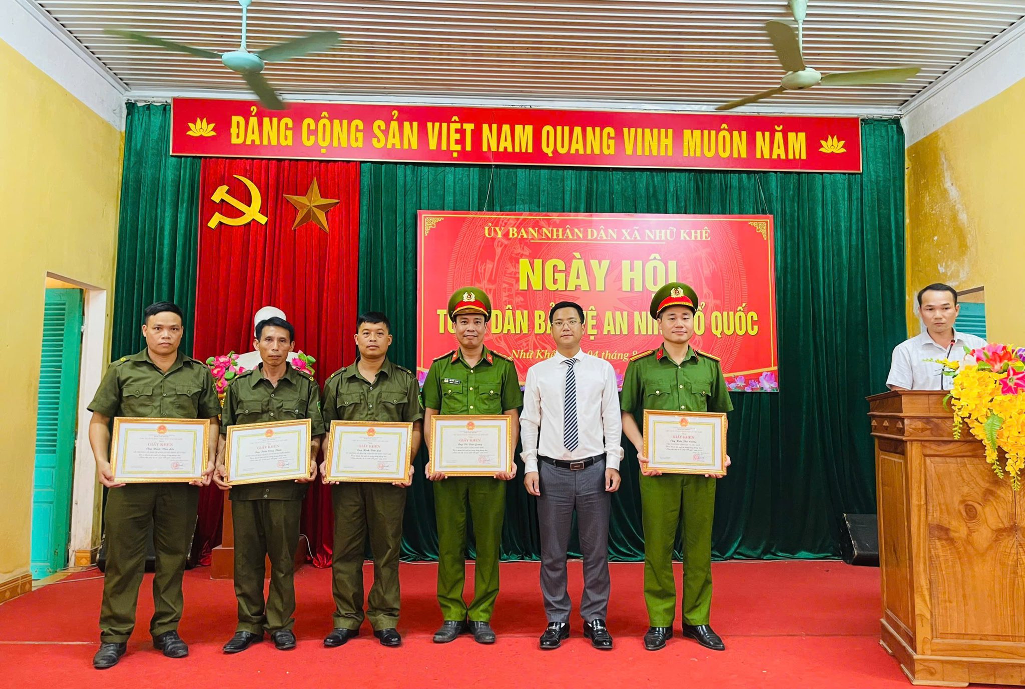 ỦY BAN NHÂN DÂN XÃ NHỮ KHÊ TỔ CHỨC THÀNH CÔNG NGÀY HỘI TOÀN DÂN BẢO VỆ AN NINH TỔ QUỐC NĂM 2025