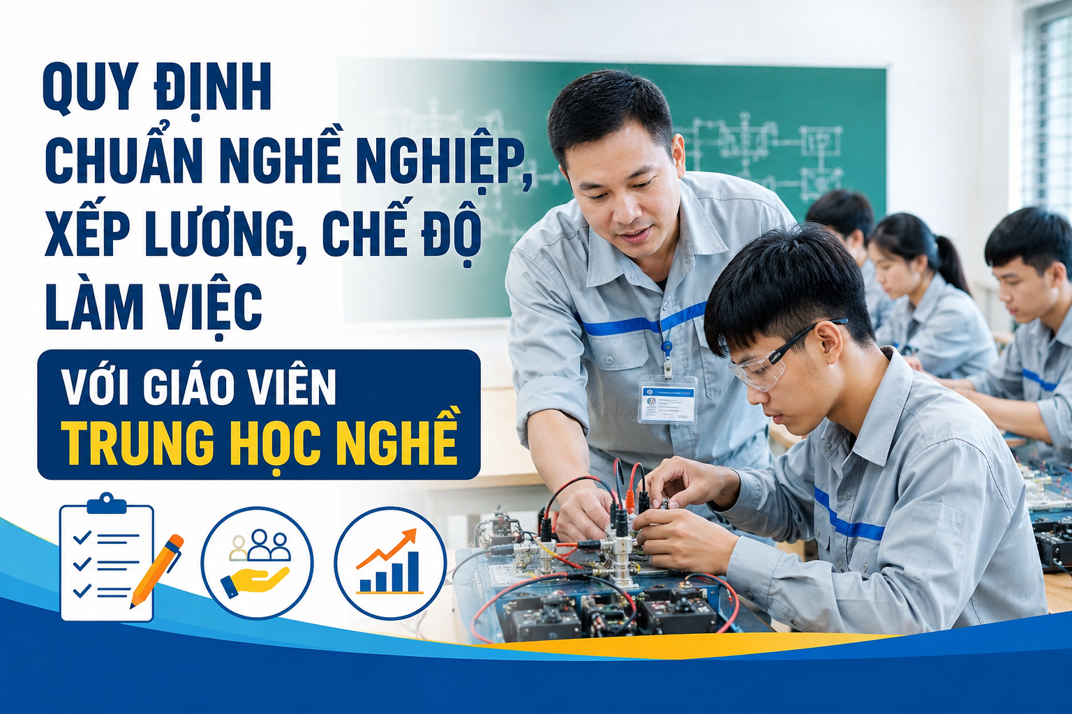 Quy định chuẩn nghề nghiệp, xếp lương, chế độ làm việc với giáo viên trung học nghề