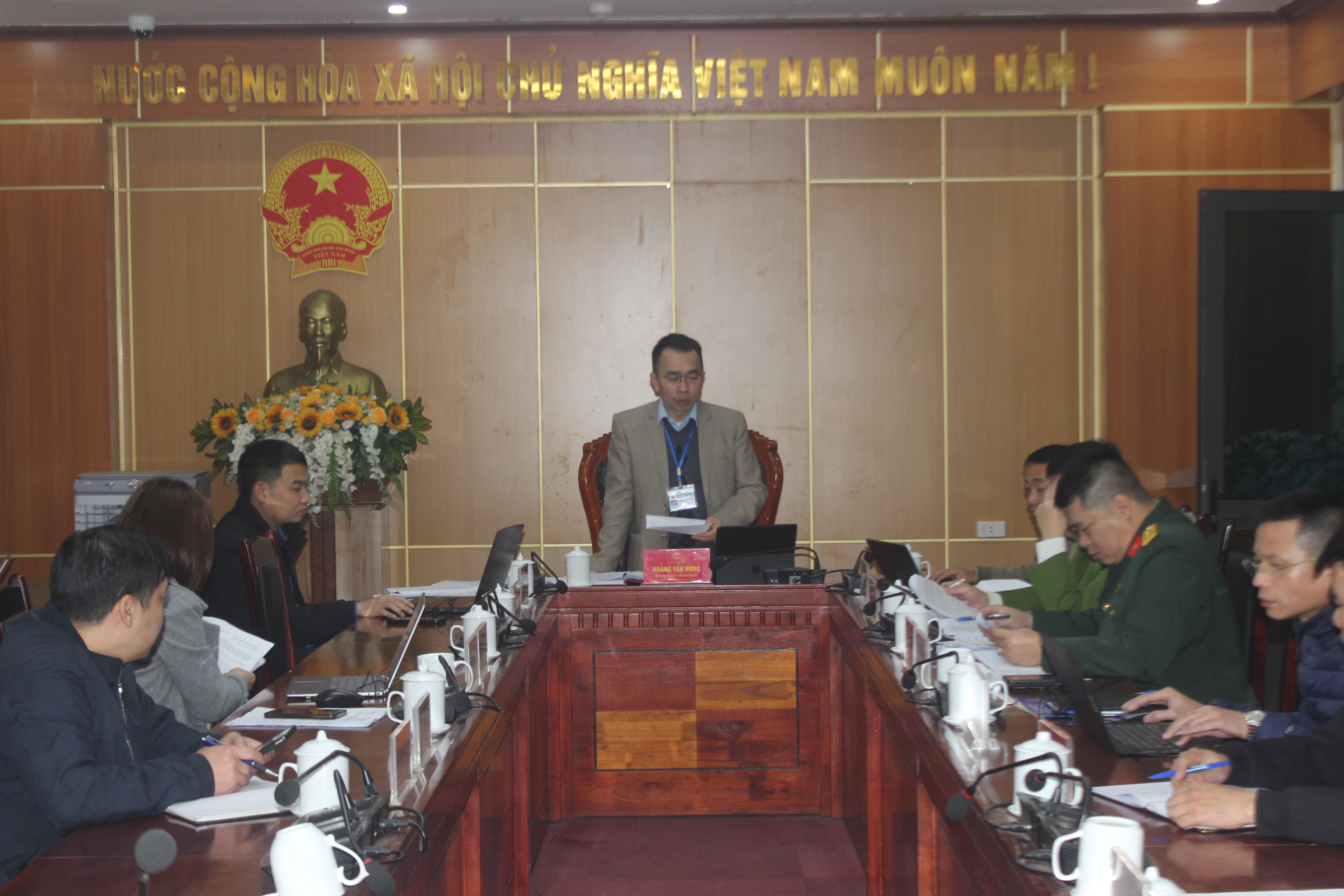 UBND xã Mèo Vạc tổ chức phiên họp tháng 01 năm 2026