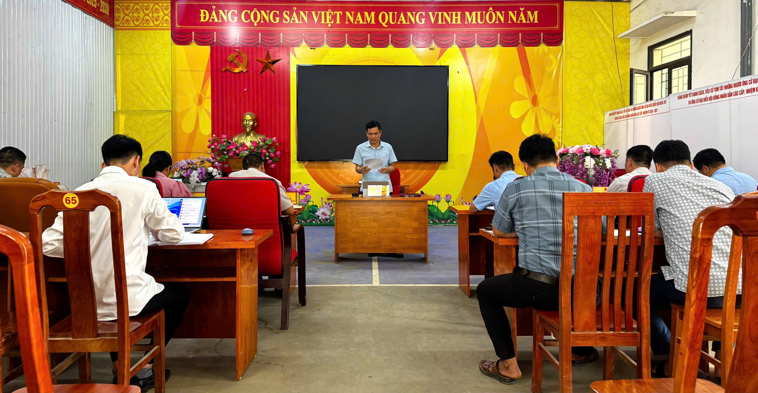 Hội nghị liên tịch thống nhất nội dung, chương trình và phân công công tác chuẩn bị kỳ họp thường lệ giữa năm 2026 – HĐND xã Ngọc Long khoá XXI, nhiệm kỳ 2026 - 2031