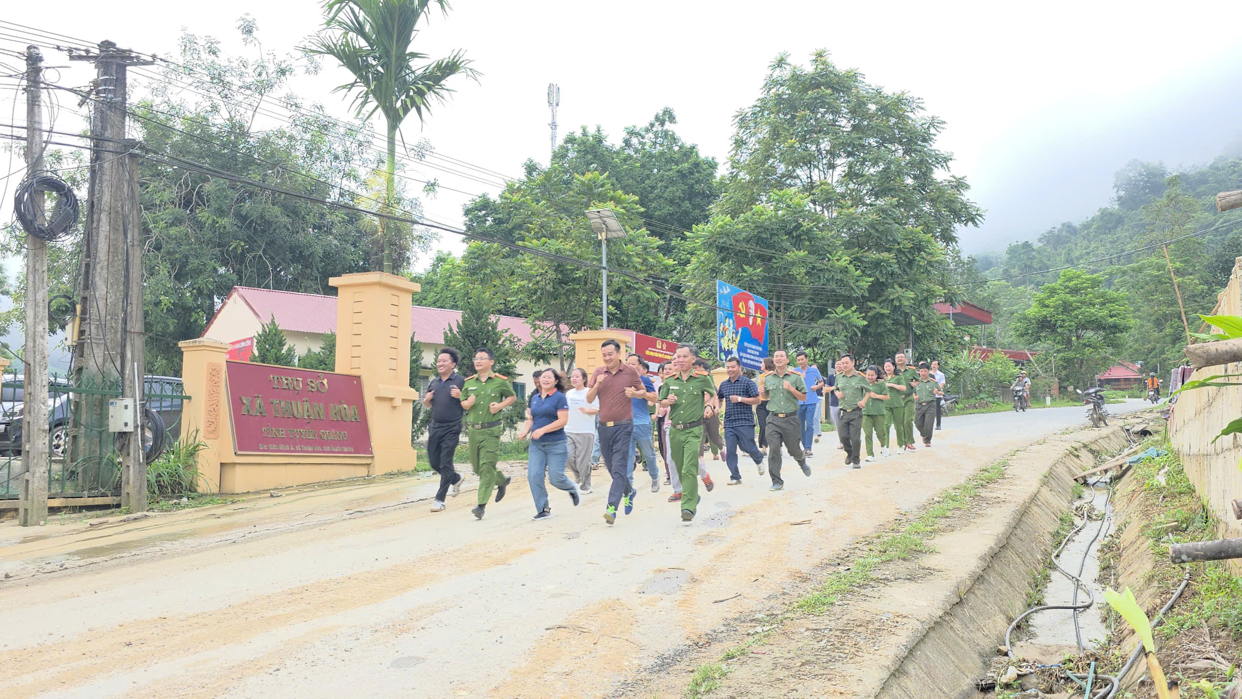 CÔNG AN XÃ THUẬN HÒA TỔ CHỨC LỄ RA QUÂN HƯỞNG ỨNG THÁNG HÀNH ĐỘNG PHÒNG CHỐNG MA TÚY NĂM 2026 