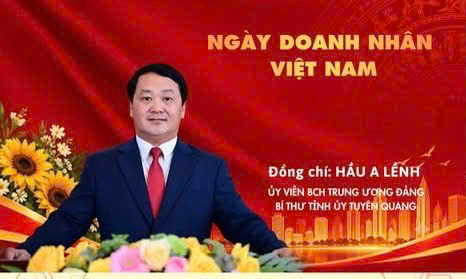 Thư chúc mừng của đồng chí Bí thư Tỉnh ủy nhân Ngày Doanh nhân Việt Nam 13/10