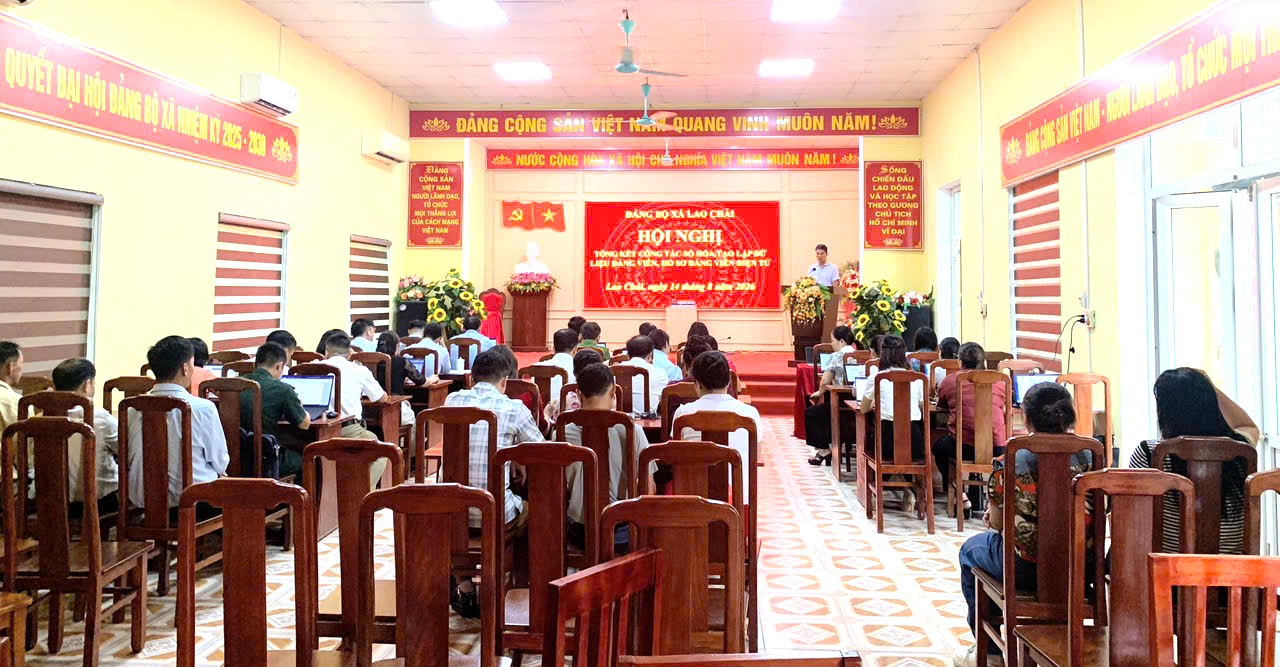 Hội nghị tổng kết công tác số hóa hồ sơ đảng viên và phát triển Đảng năm 2026