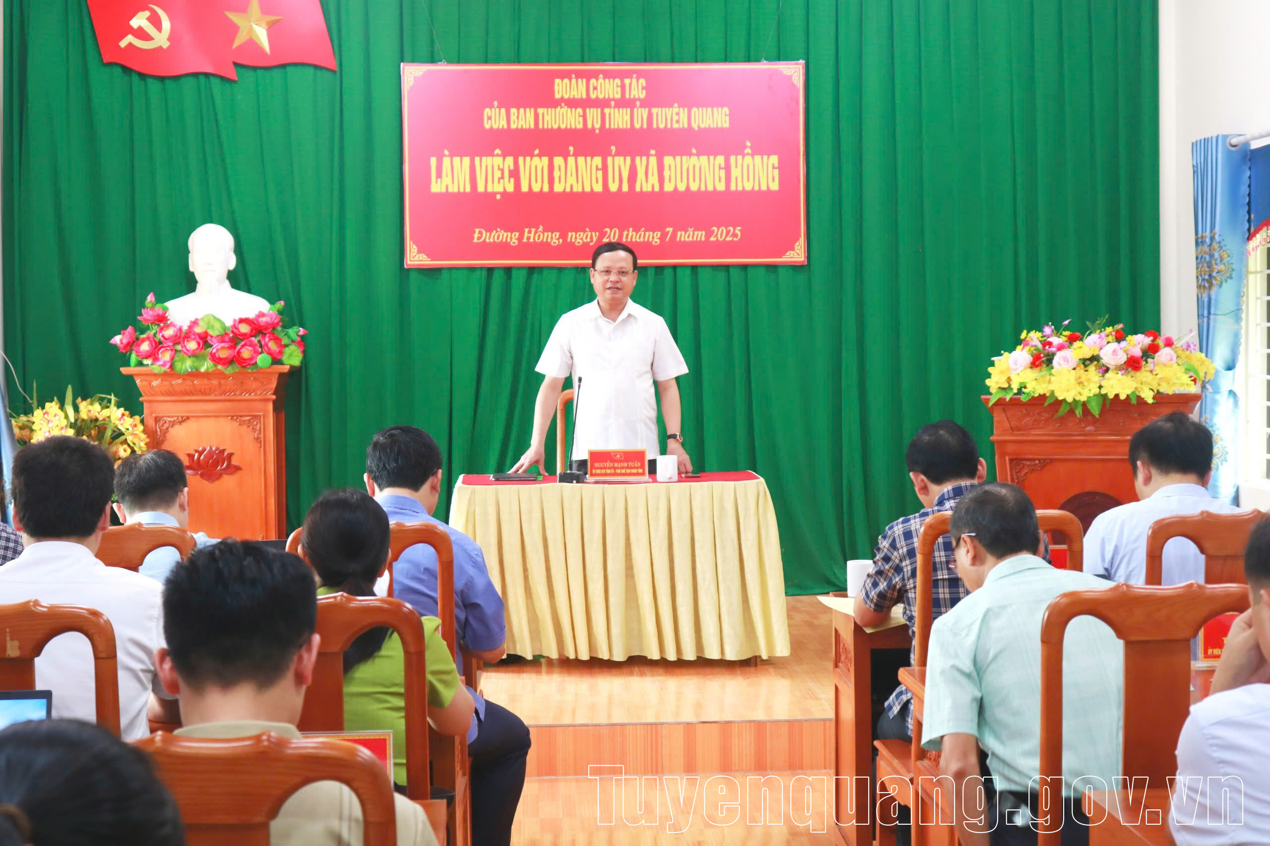 Xã Đường Hồng cần tiếp tục phát huy tiềm năng, thế mạnh của địa phương để thúc đẩy kinh tế, xóa đói, giảm nghèo
