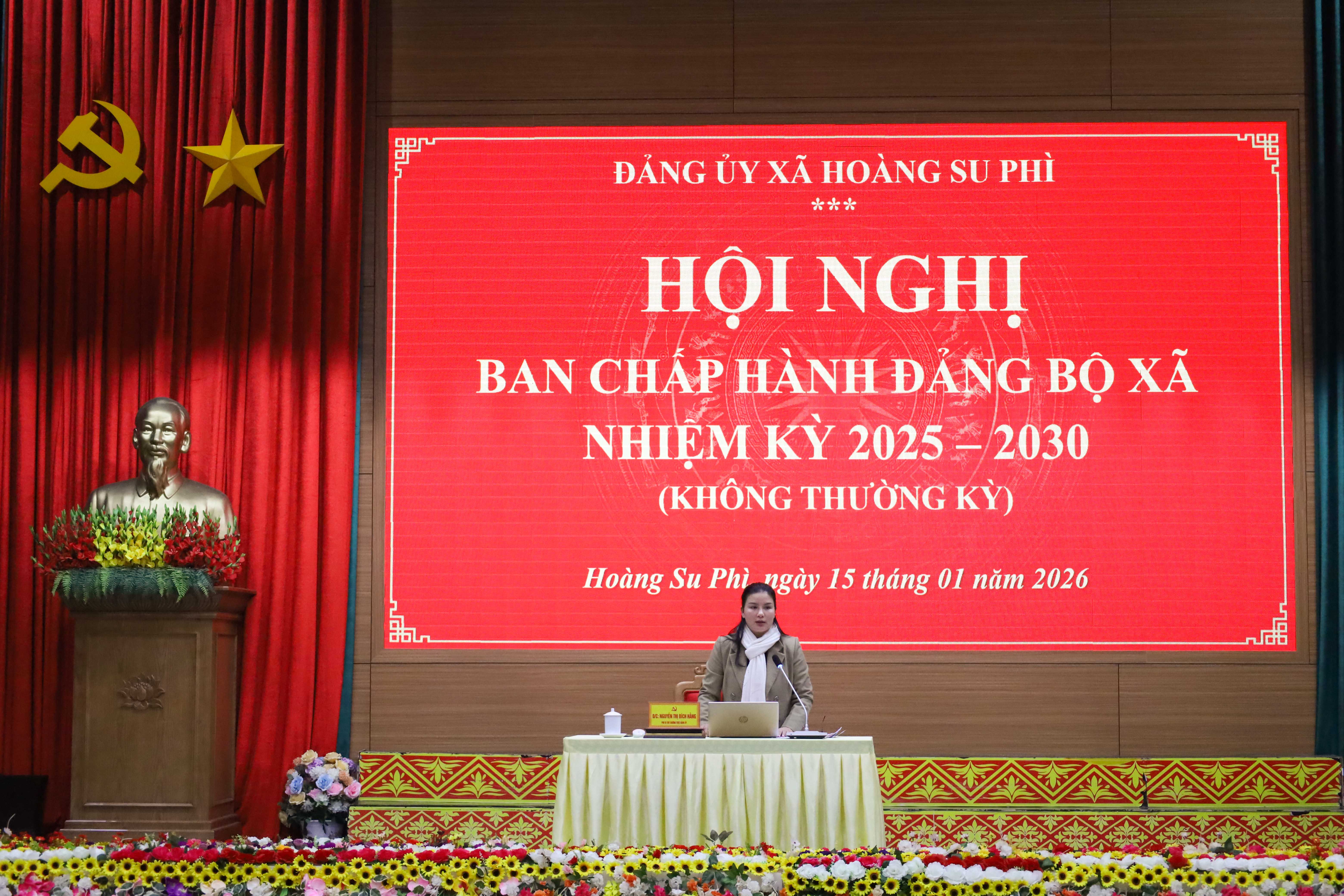 Xã Hoàng Su Phì tổ chứ Hội nghị BCH Đảng bộ xã nhiệm kỳ 2025 - 2030 (Không thường kỳ)