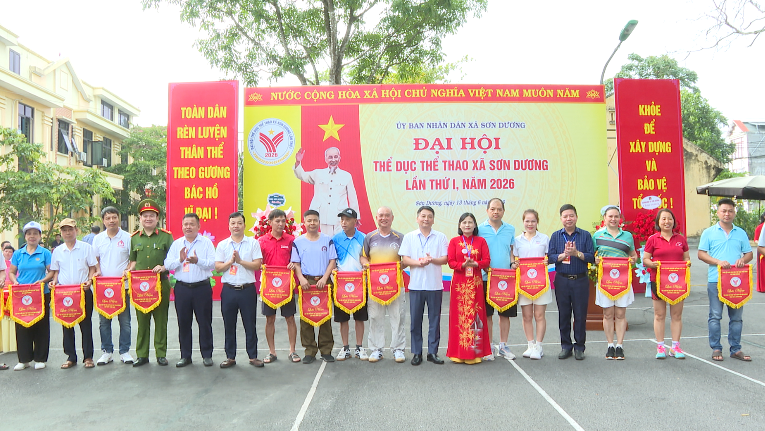 Dấu ấn Đại hội TDTT xã Sơn Dương lần thứ I năm 2026: Ngày hội của tinh thần đoàn kết và khát vọng vươn lên