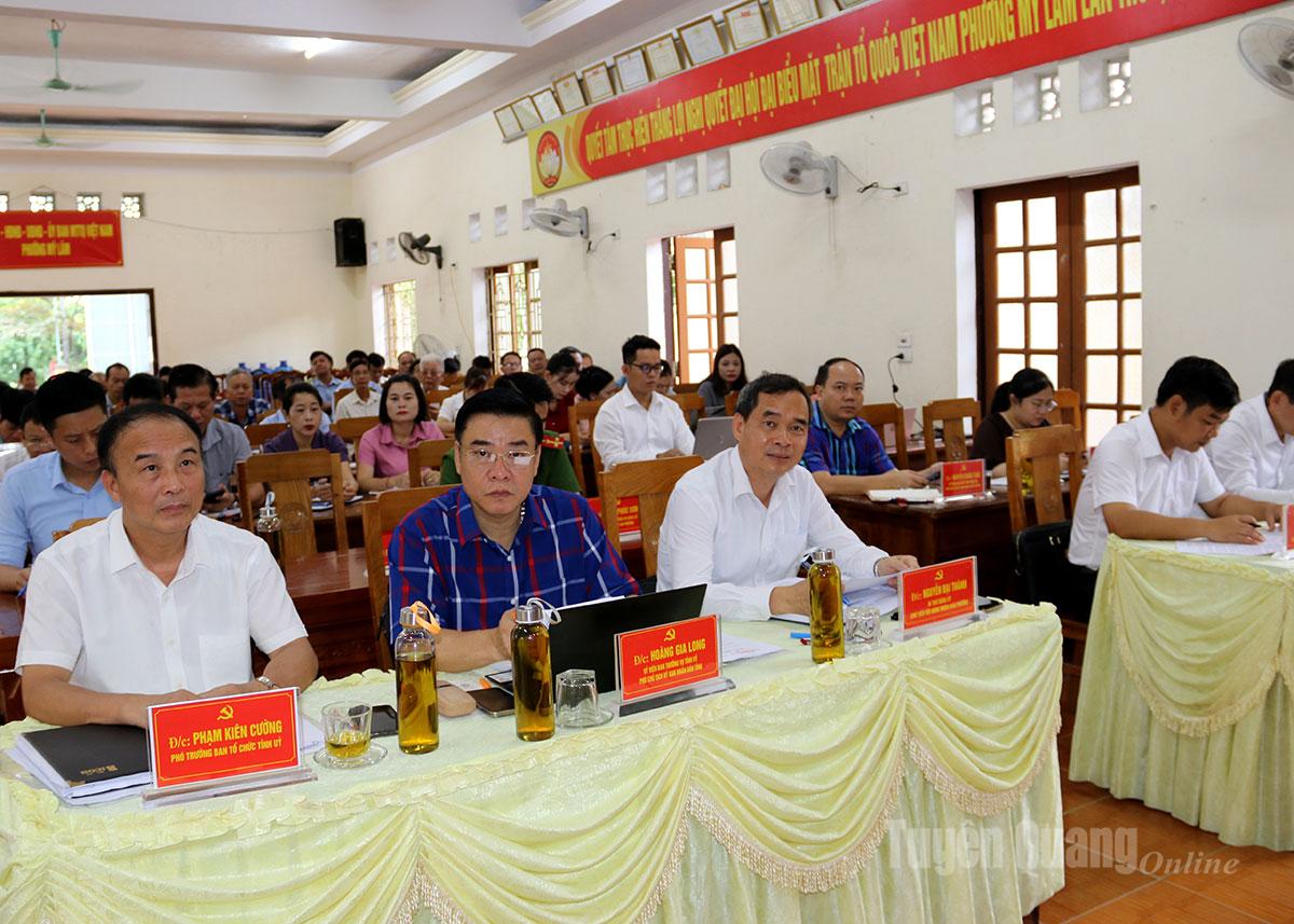 Hội nghị Ban Chấp hành Đảng bộ phường Mỹ Lâm lần thứ nhất, khóa I (mở rộng)