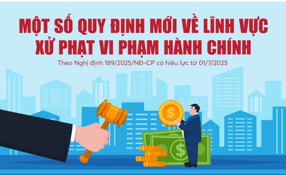 Một số quy định mới về lĩnh vực xử phạt vi phạm hành chính