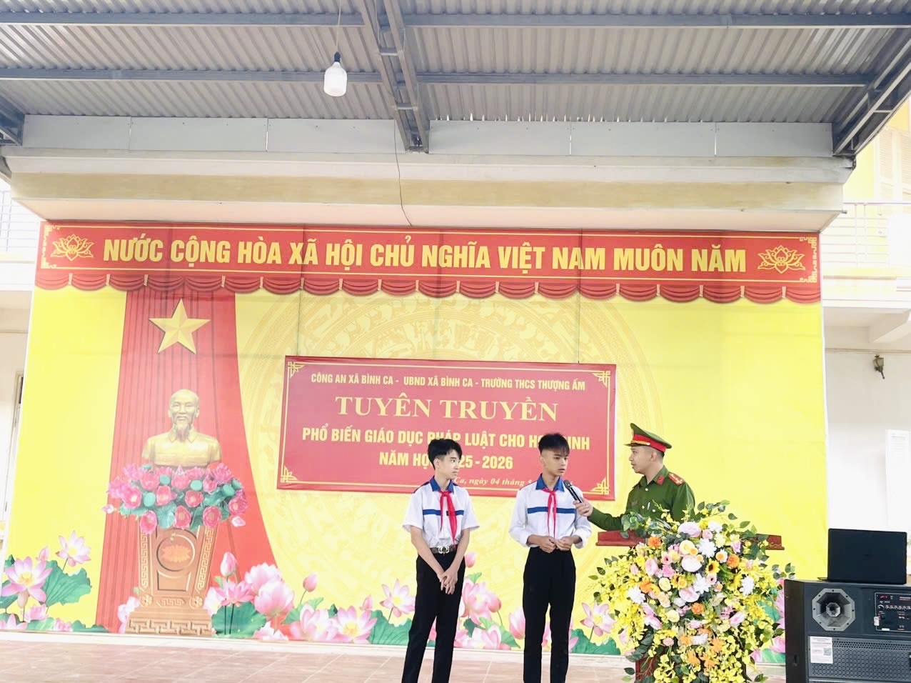 Tuyên truyền, phổ biến, giáo dục pháp luật tại Trường THCS Thượng Ấm