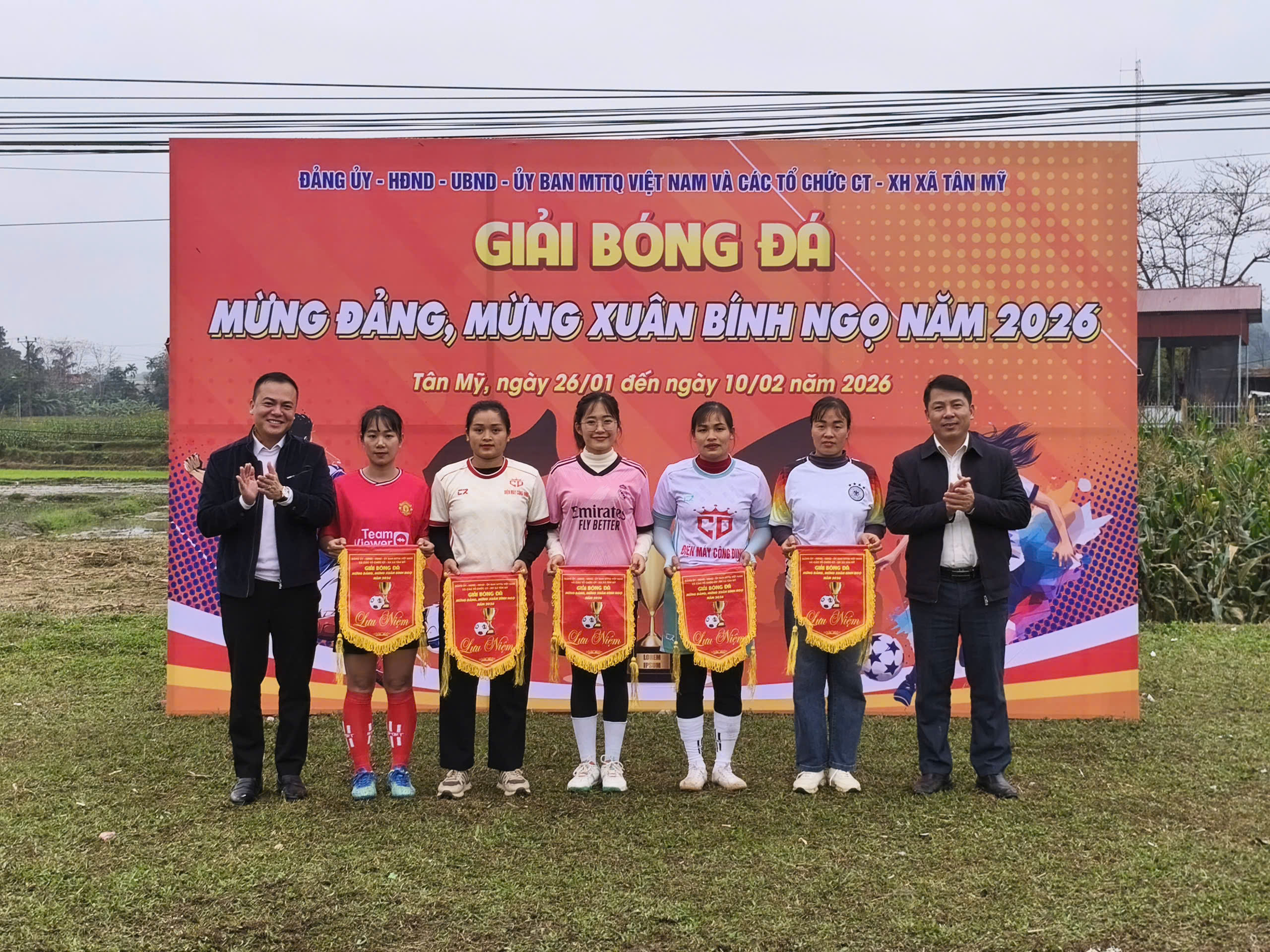 KHAI MẠC GIẢI BÓNG ĐÁ MỪNG ĐẢNG MỪNG XUÂN BÍNH NGỌ 2026