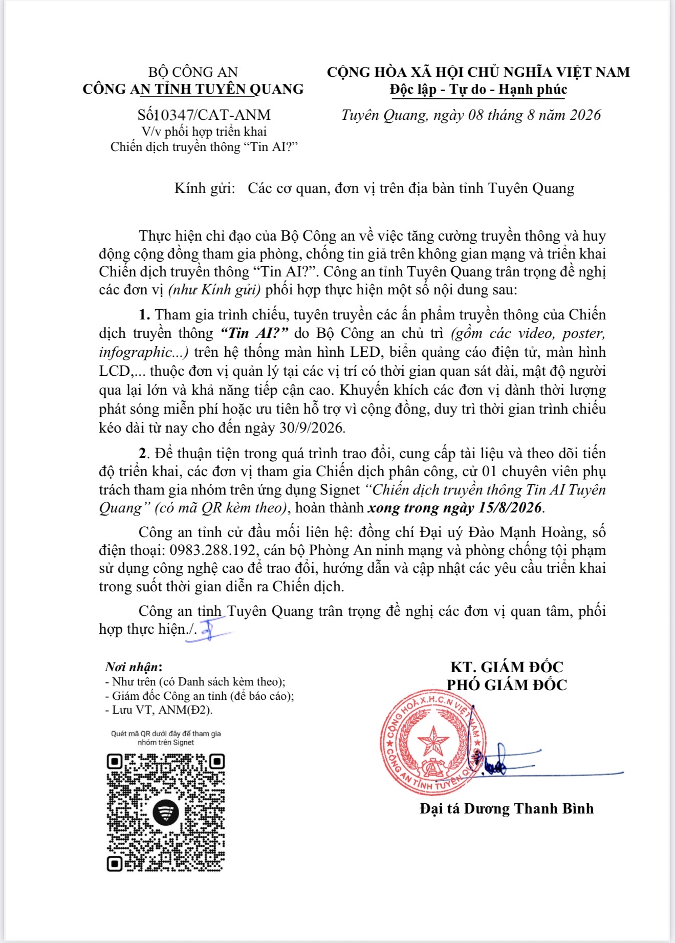 Chiến dịch truyền thông “Tin AI?”