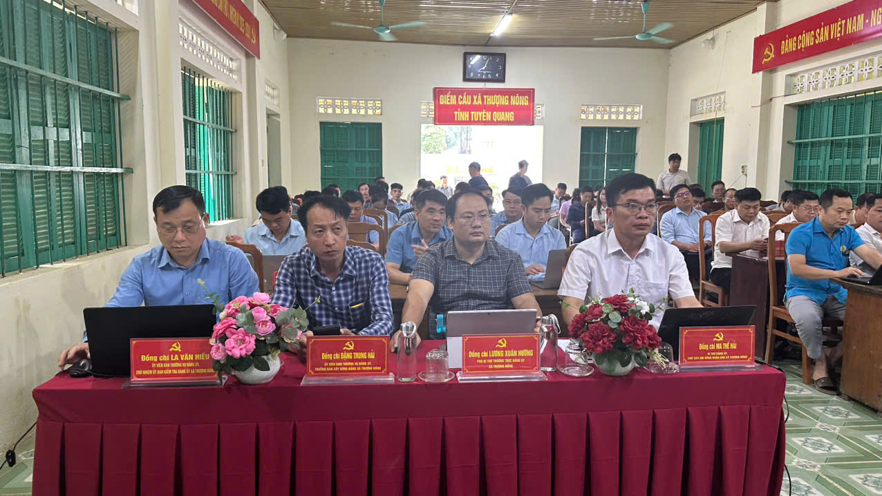 Thượng Nông tổ chức Hội nghị học tập, quán triệt, triển khai thực hiện các nghị quyết của Ban Chấp hành Đảng bộ tỉnh và Ban Thường vụ Tỉnh ủy