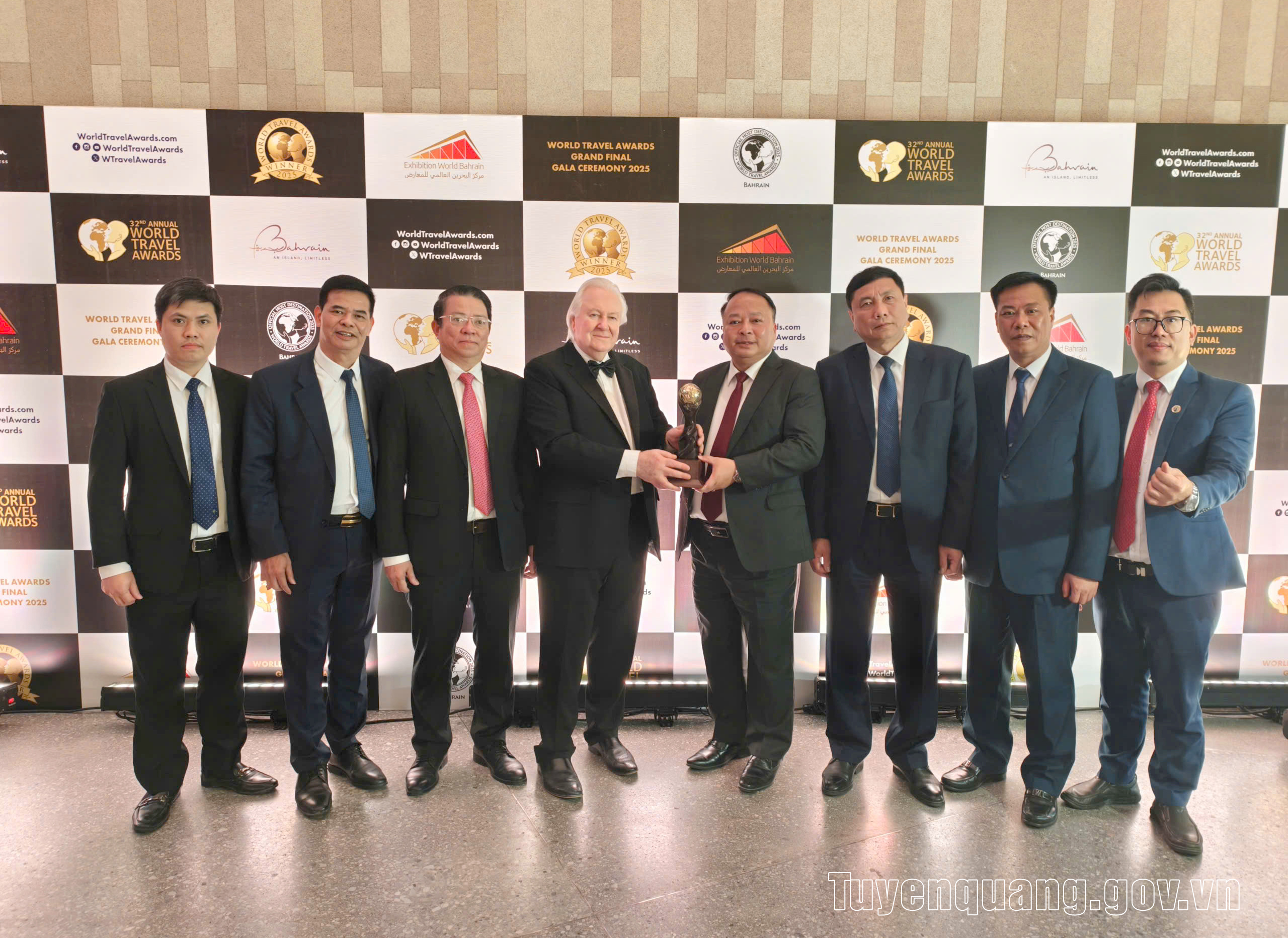 Press Release: Tuyen Quang Named “World’s Leading Cultural Destination 2025” at the World Travel Awards