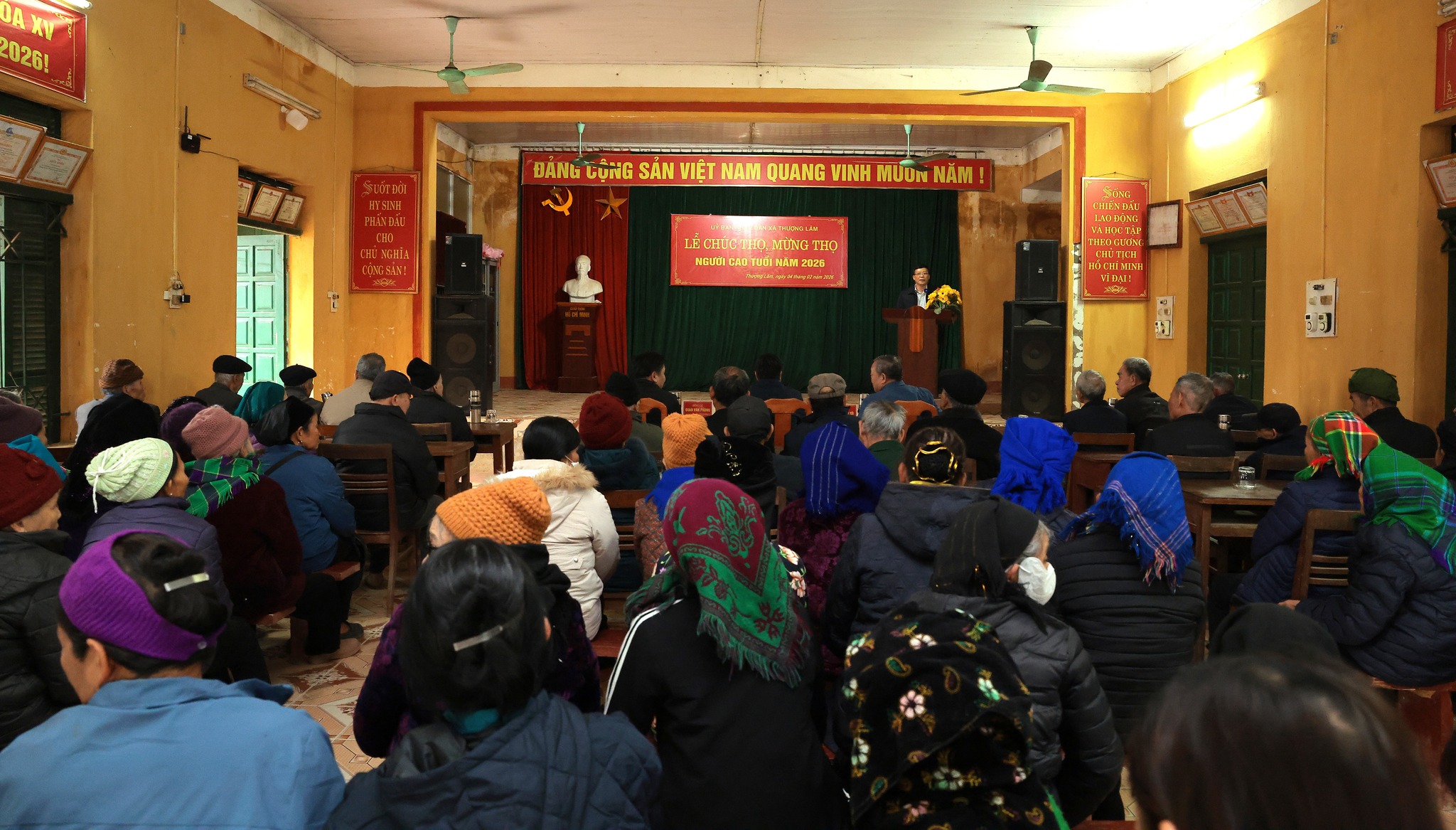 Ủy ban nhân dân xã Thượng Lâm long trọng tổ chức Lễ chúc thọ, mừng thọ Người cao tuổi năm 2026