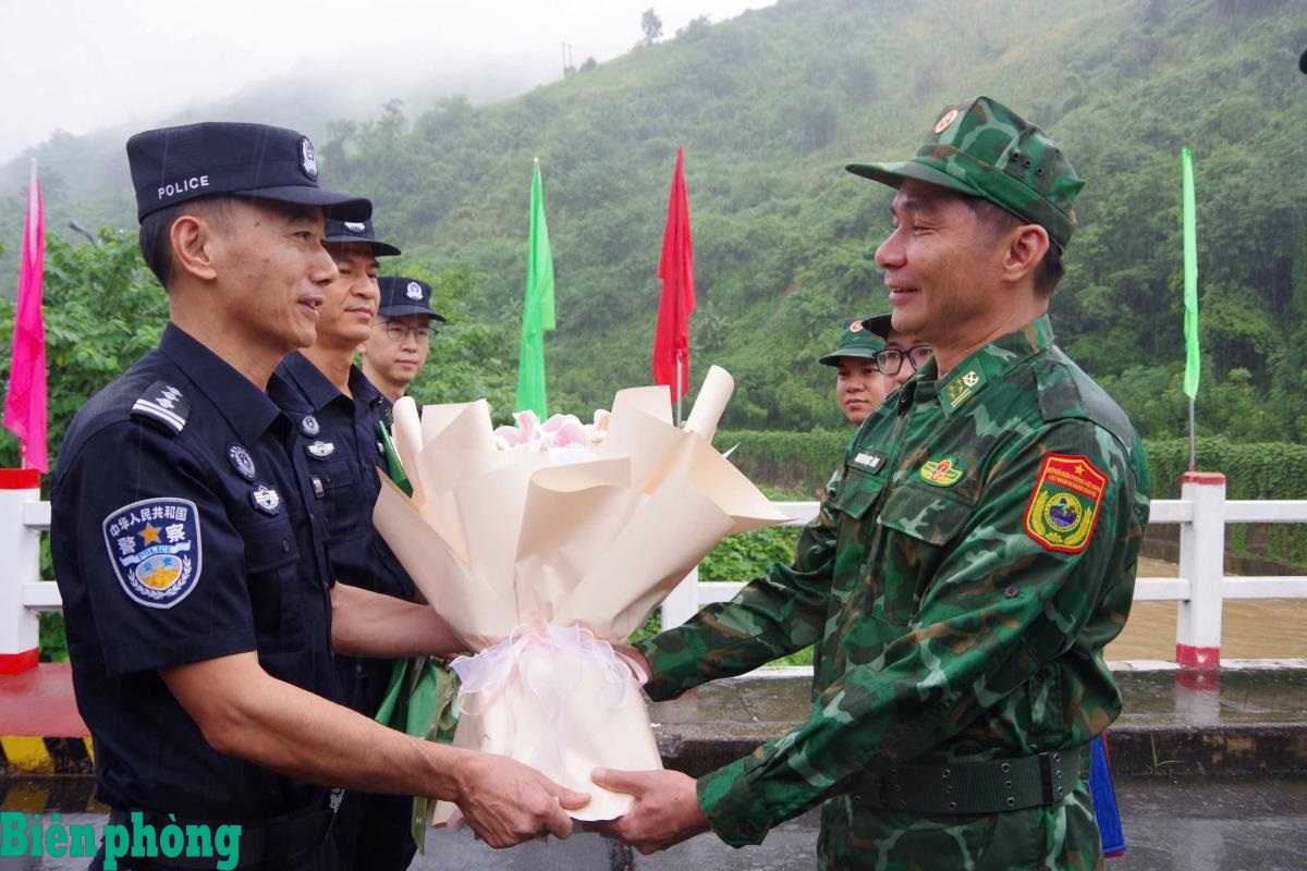 Bộ đội Biên phòng tỉnh Lai Châu phối hợp tuần tra liên hợp trên biên giới Việt Nam - Trung Quốc