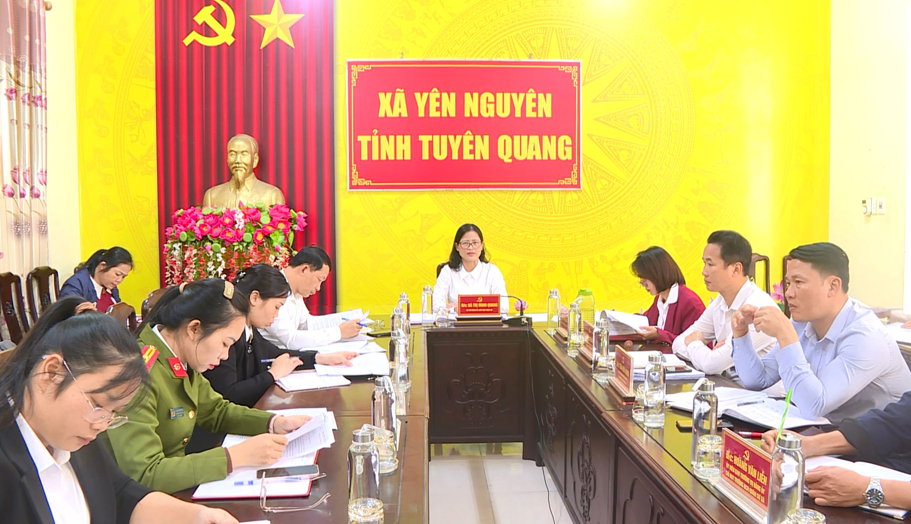 Yên Nguyên tổ chức hội nghị Ban Chấp hành Đảng bộ xã