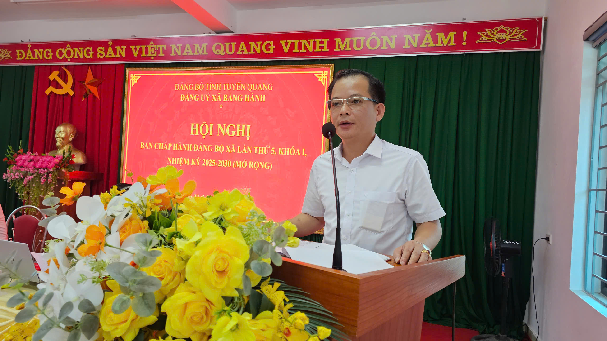Hội nghị Ban Chấp hành Đảng bộ xã Bằng Hành lần thứ 5, khóa I, nhiệm kỳ 2025–2030 (mở rộng)
