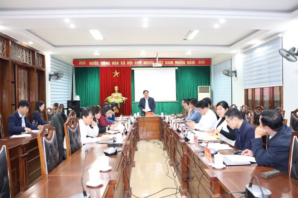 Ủy ban bầu cử phường Hà Giang 2 họp nắm bắt tiến độ công tác bầu cử