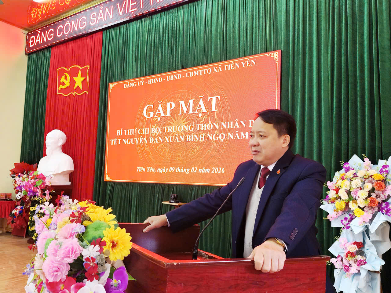 Xã TIÊN YÊN TỔ CHỨC GẶP MẶT BÍ THƯ TRƯỞNG THÔN NHÂN DỊP TẾT NGUYÊN ĐÁN XUÂN BÍNH NGỌ NĂM 2026